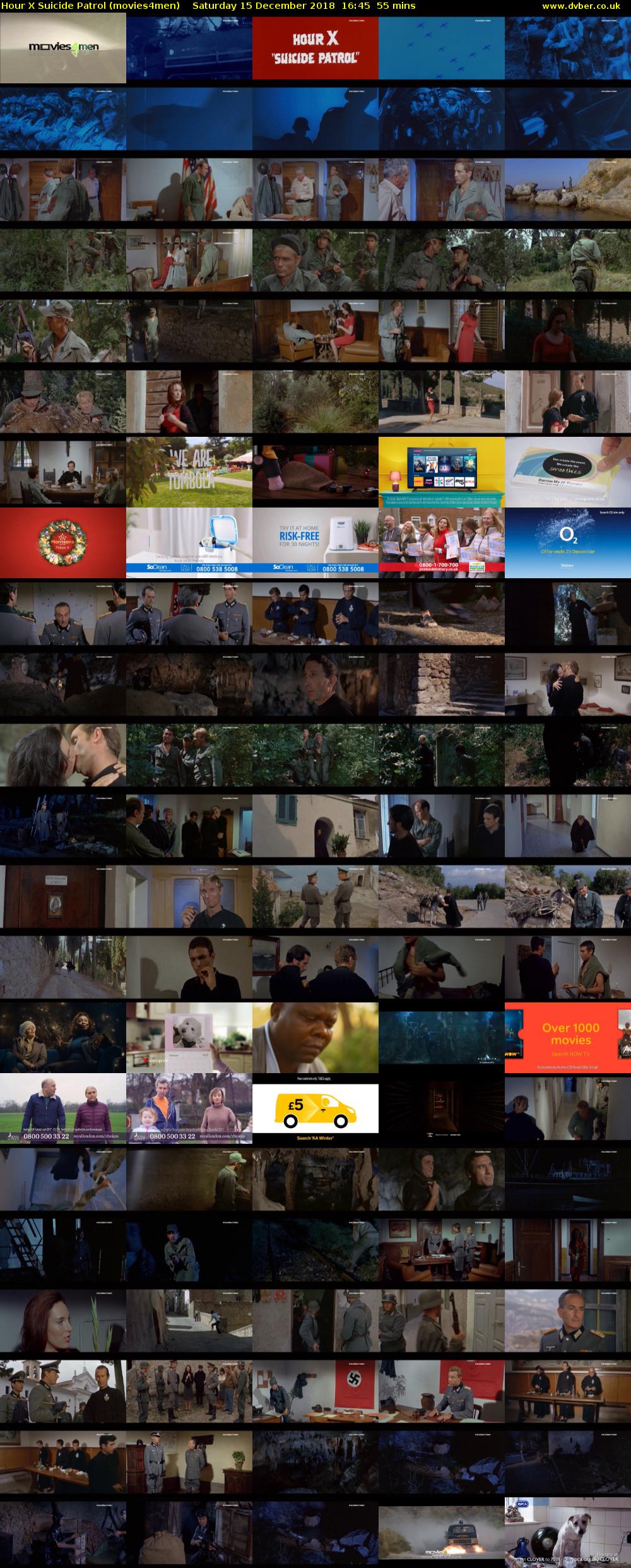 Hour X Suicide Patrol (movies4men) Saturday 15 December 2018 16:45 - 17:40