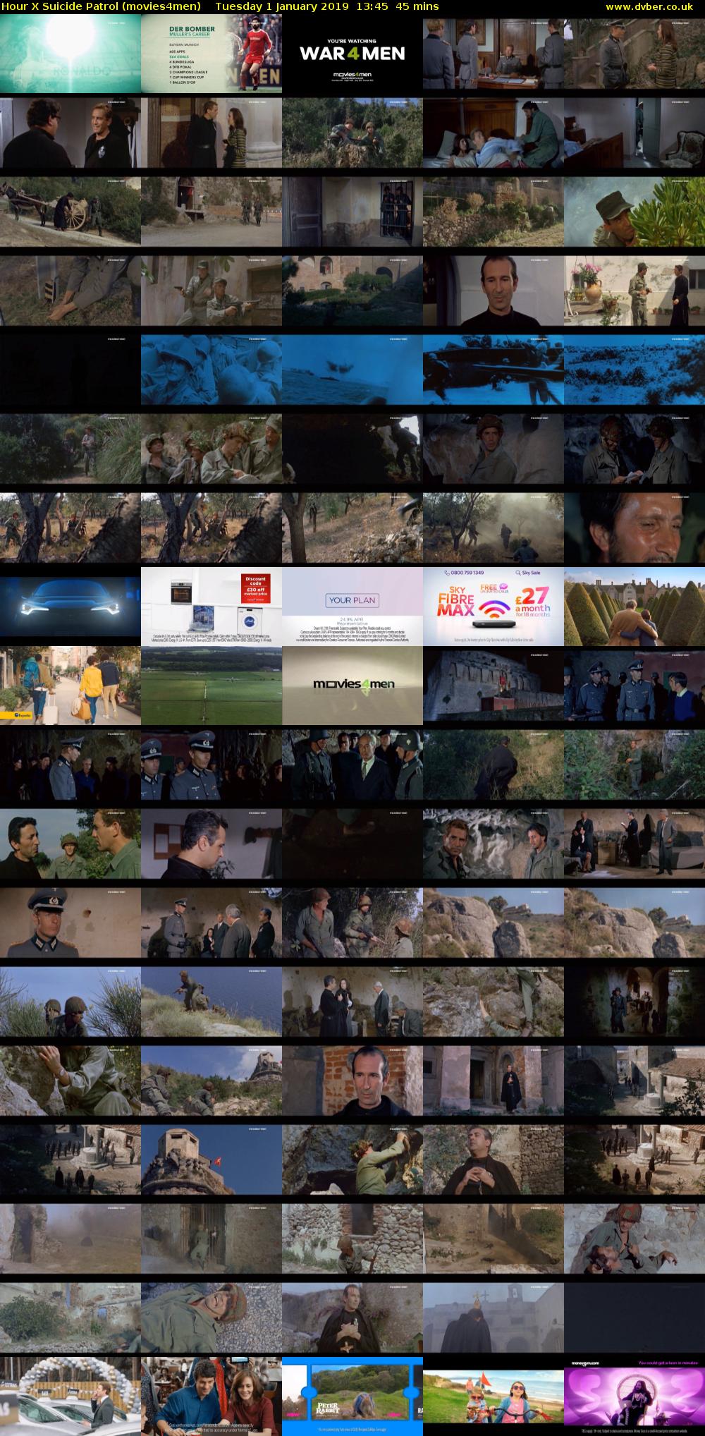 Hour X Suicide Patrol (movies4men) Tuesday 1 January 2019 13:45 - 14:30