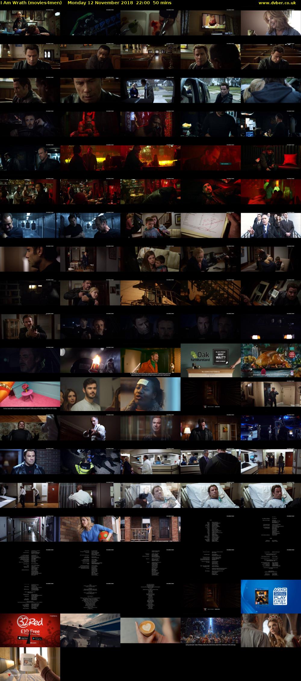 I Am Wrath (movies4men) Monday 12 November 2018 22:00 - 22:50