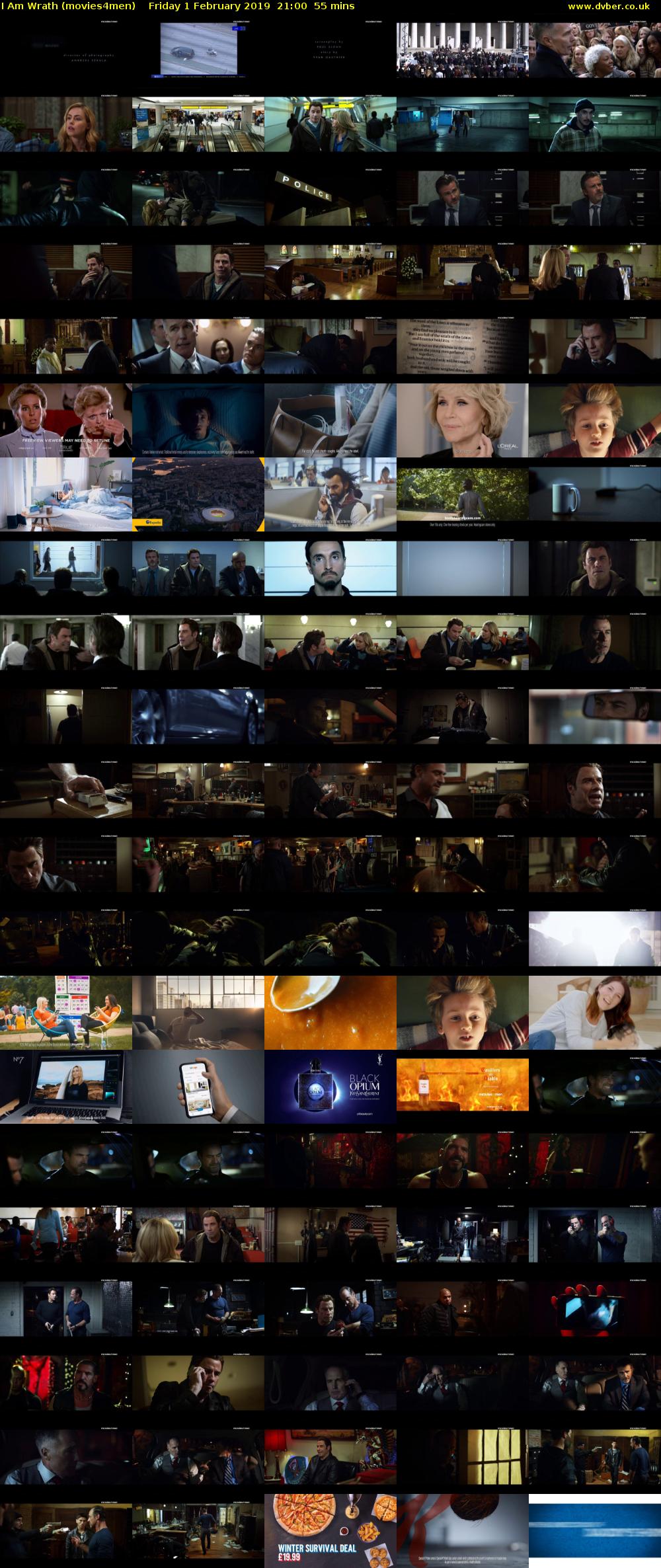 I Am Wrath (movies4men) Friday 1 February 2019 21:00 - 21:55