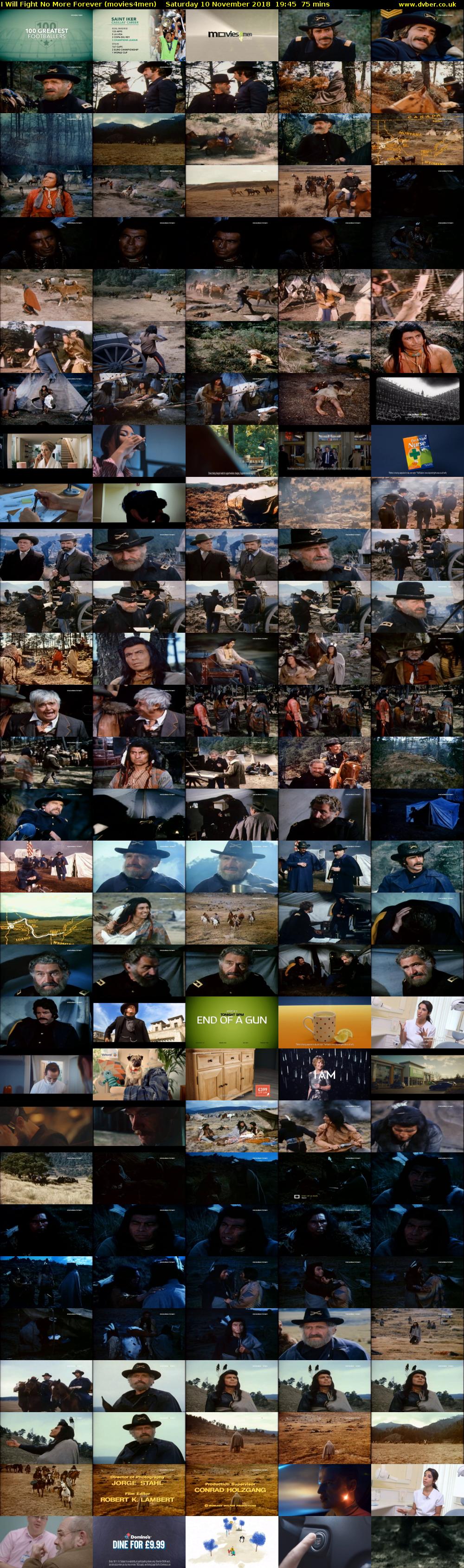 I Will Fight No More Forever (movies4men) Saturday 10 November 2018 19:45 - 21:00