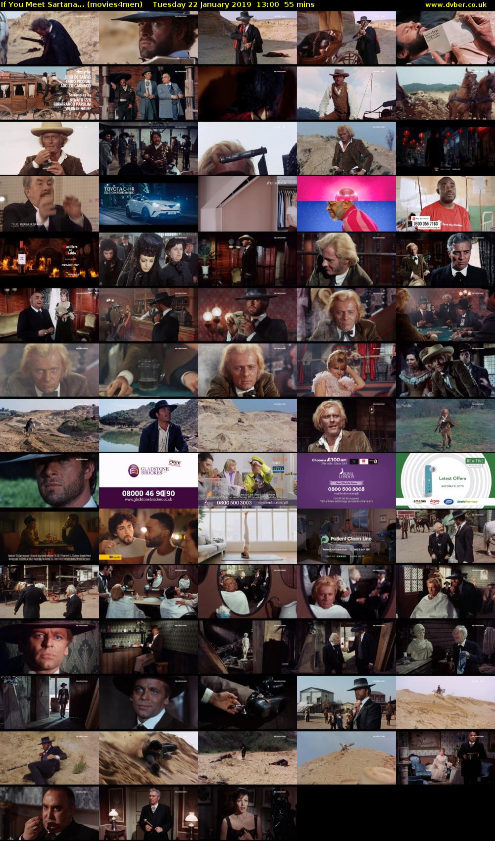 If You Meet Sartana... (movies4men) Tuesday 22 January 2019 13:00 - 13:55