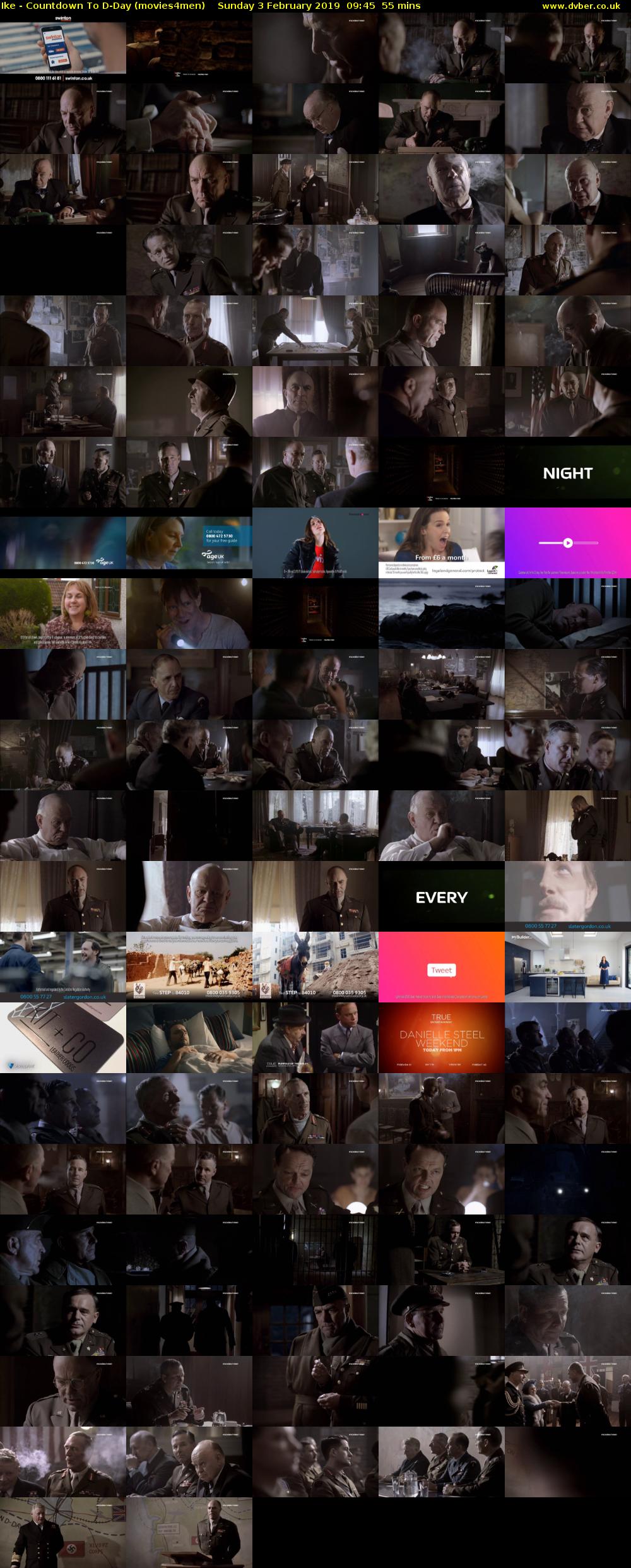 Ike - Countdown To D-Day (movies4men) Sunday 3 February 2019 09:45 - 10:40