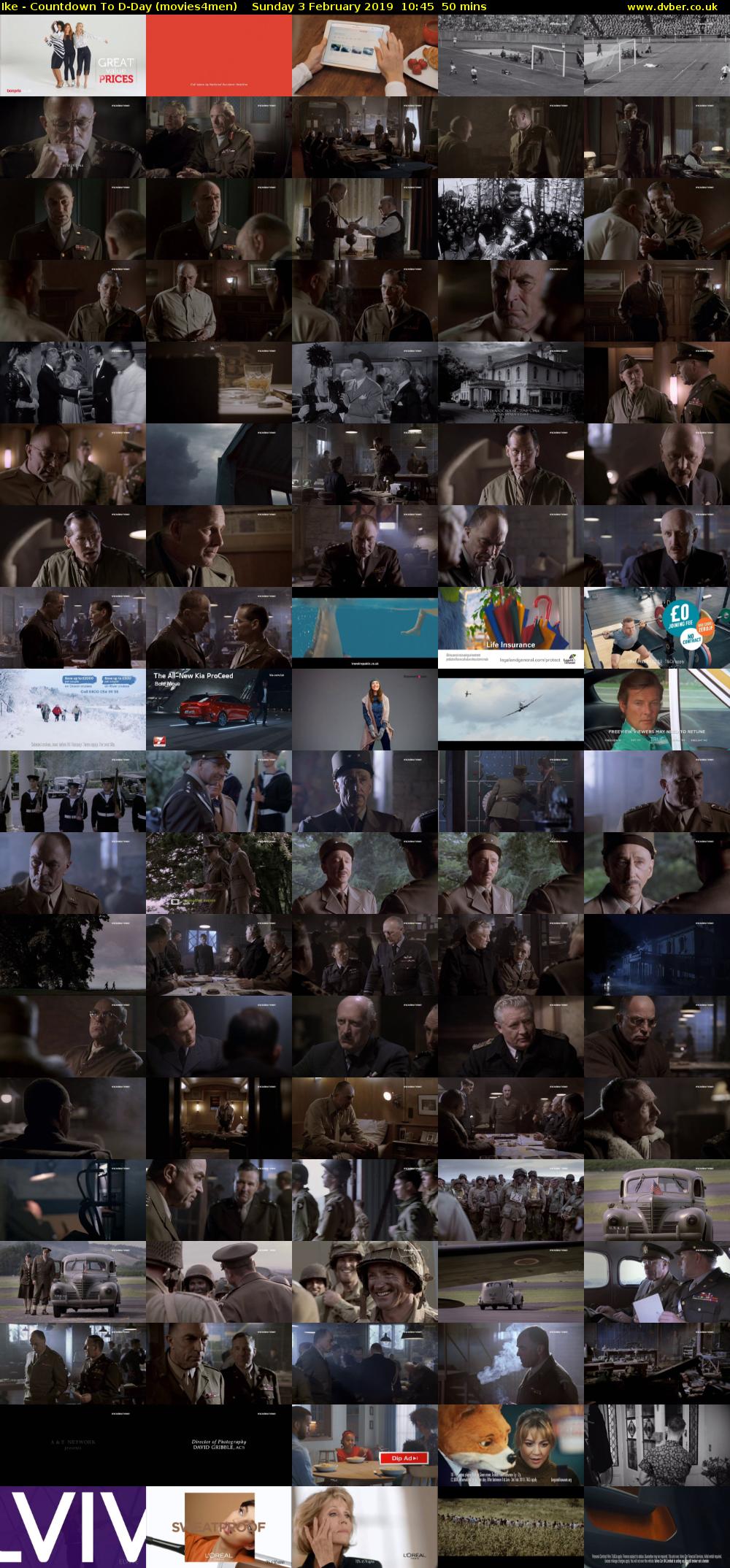 Ike - Countdown To D-Day (movies4men) Sunday 3 February 2019 10:45 - 11:35