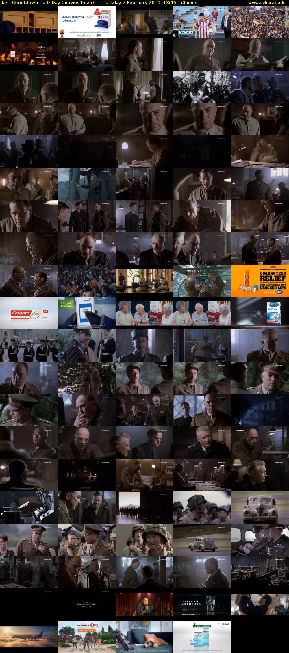 Ike - Countdown To D-Day (movies4men) Thursday 7 February 2019 18:15 - 19:05