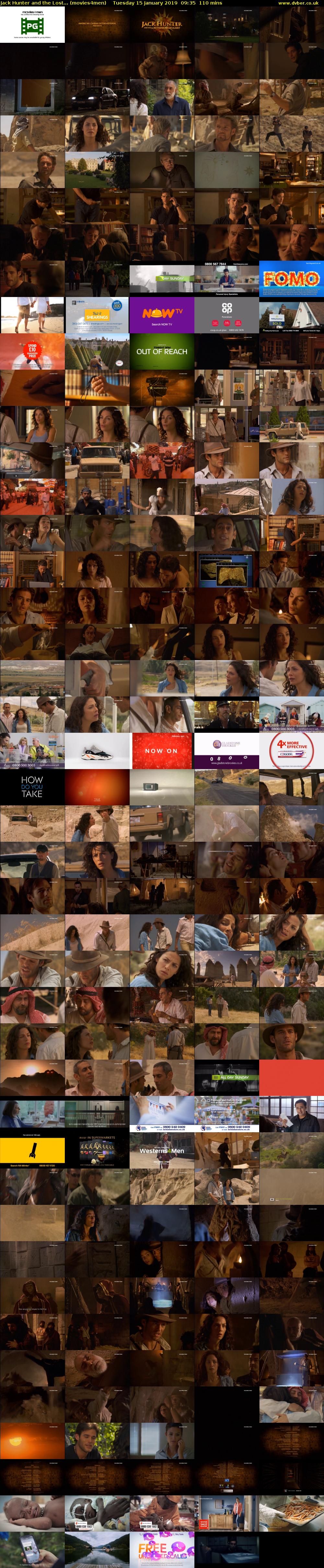 Jack Hunter and the Lost... (movies4men) Tuesday 15 January 2019 09:35 - 11:25