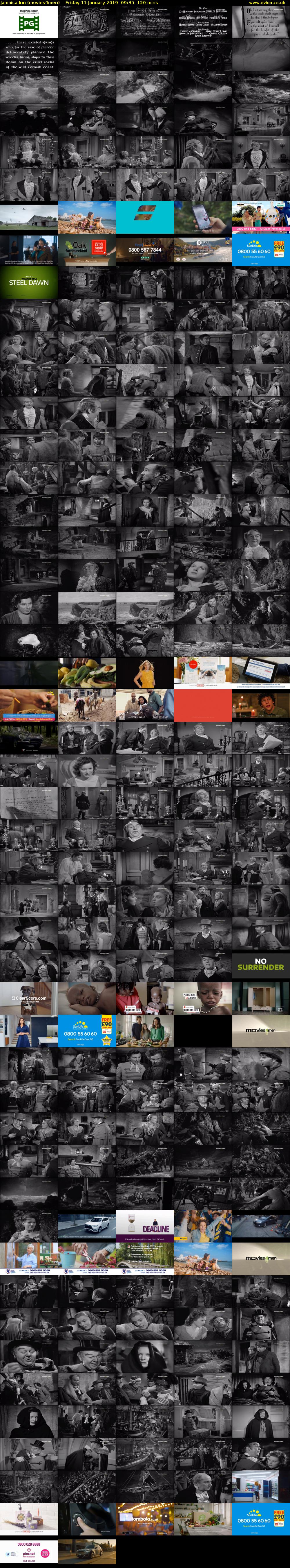 Jamaica Inn (movies4men) Friday 11 January 2019 09:35 - 11:35