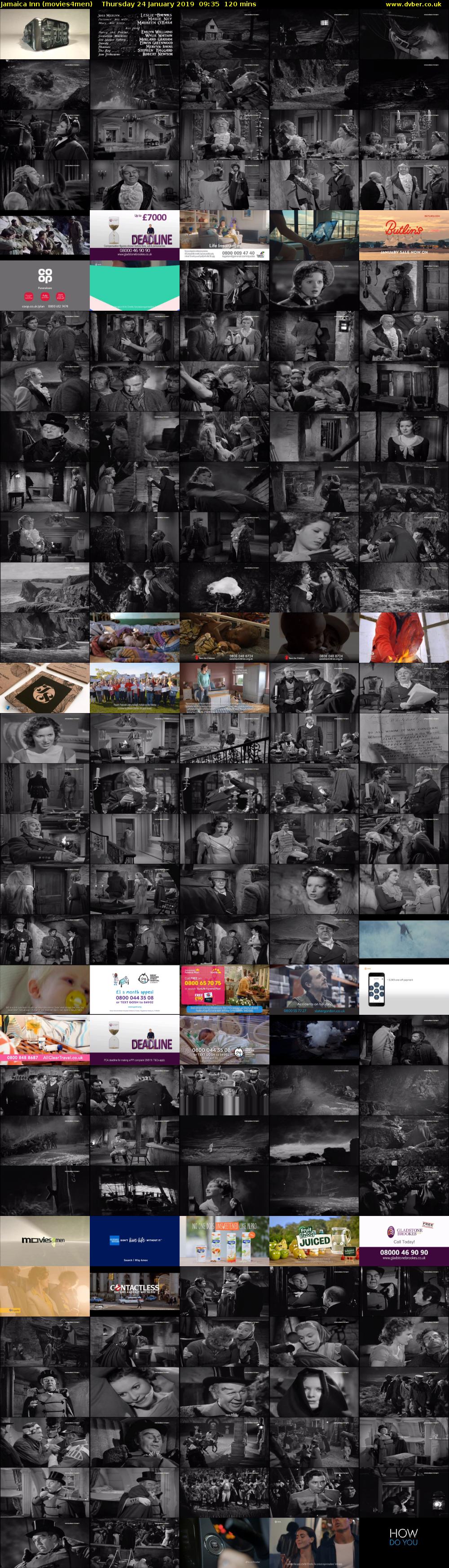 Jamaica Inn (movies4men) Thursday 24 January 2019 09:35 - 11:35