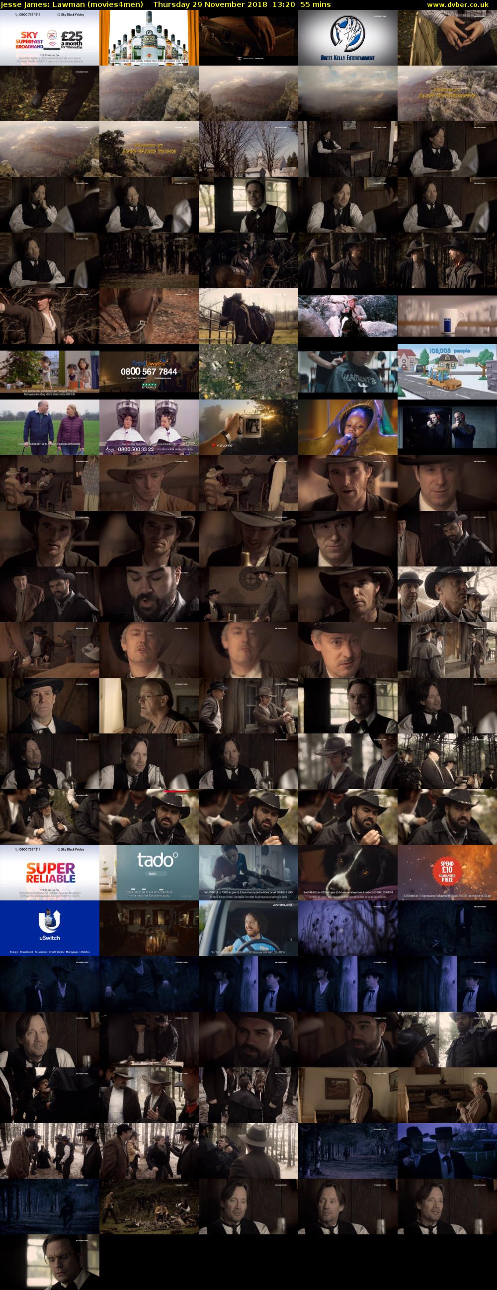 Jesse James: Lawman (movies4men) Thursday 29 November 2018 13:20 - 14:15