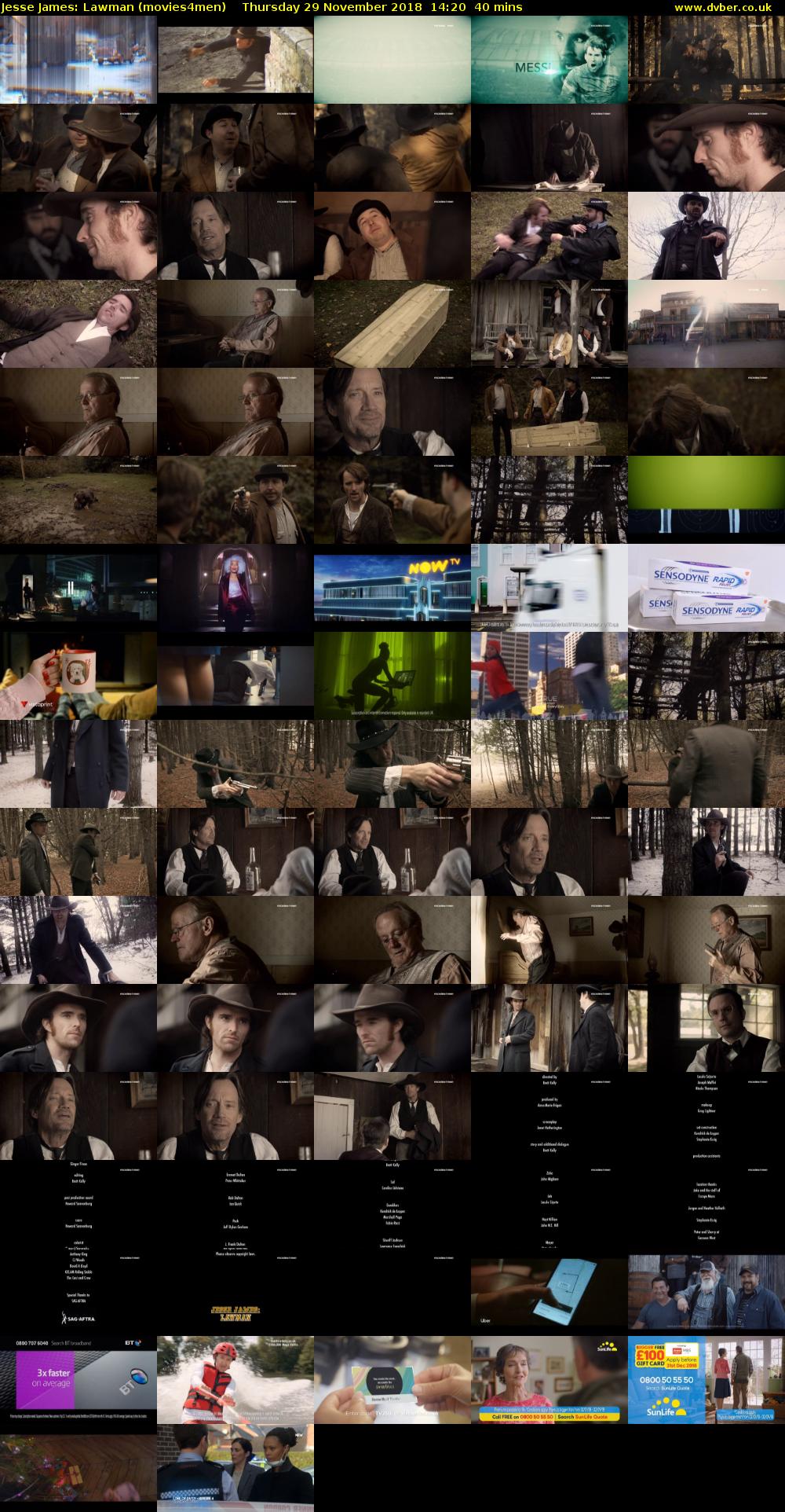 Jesse James: Lawman (movies4men) Thursday 29 November 2018 14:20 - 15:00