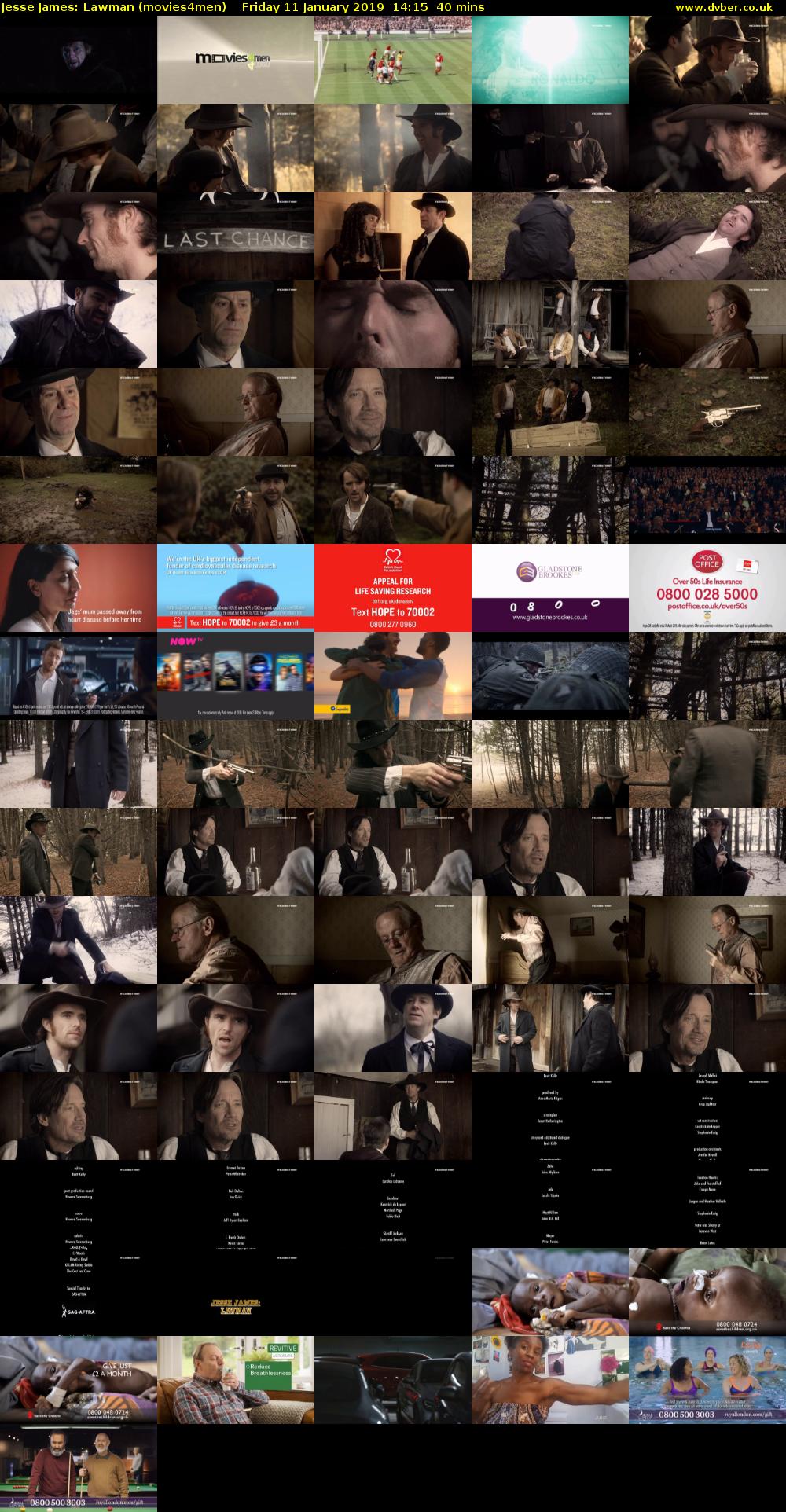 Jesse James: Lawman (movies4men) Friday 11 January 2019 14:15 - 14:55