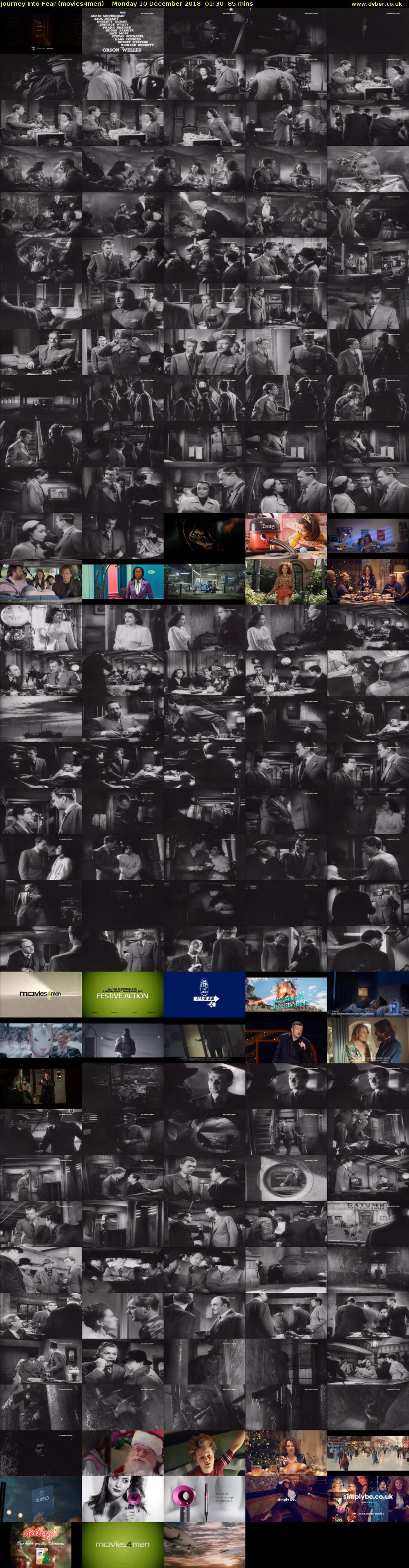 Journey Into Fear (movies4men) Monday 10 December 2018 01:30 - 02:55