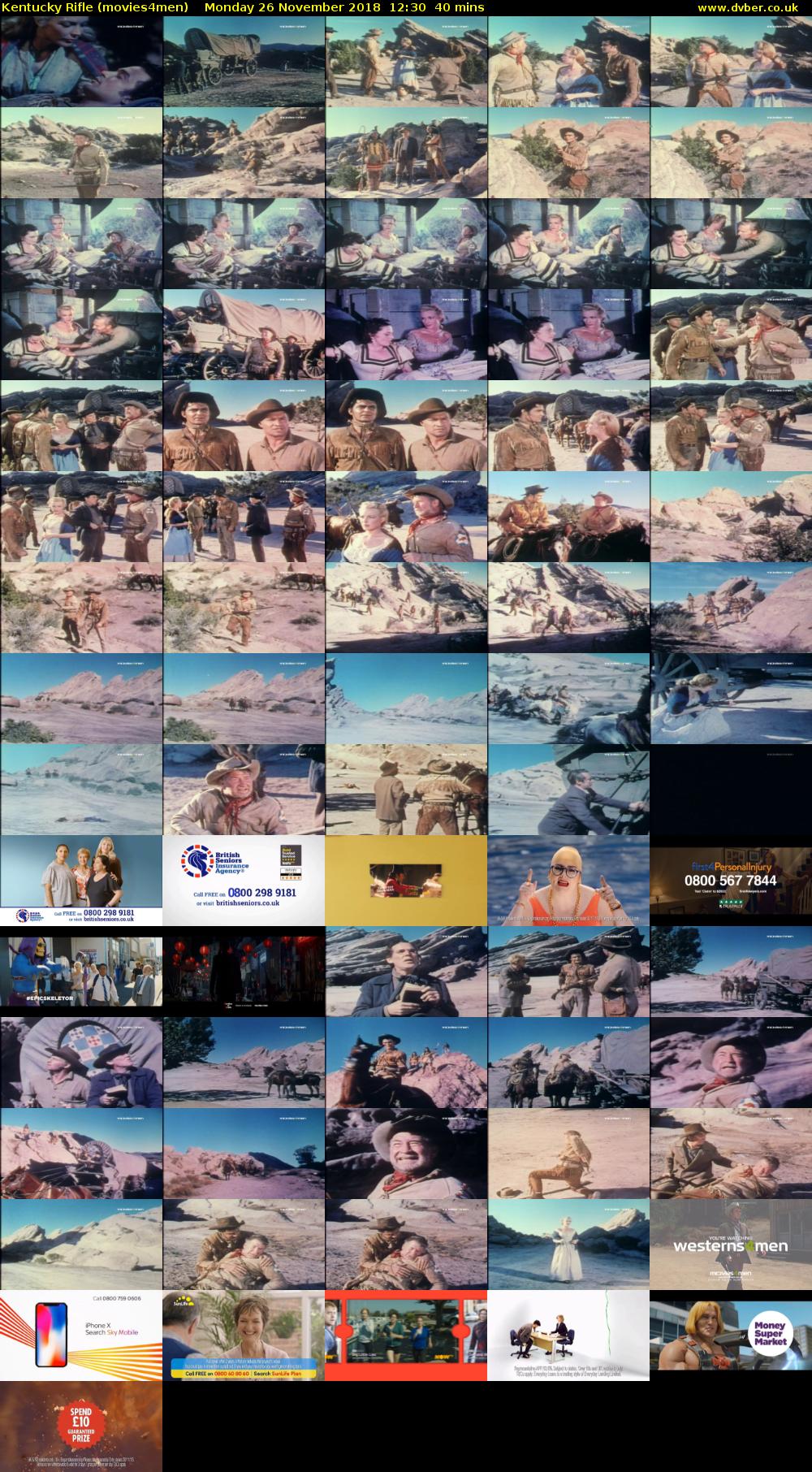 Kentucky Rifle (movies4men) Monday 26 November 2018 12:30 - 13:10