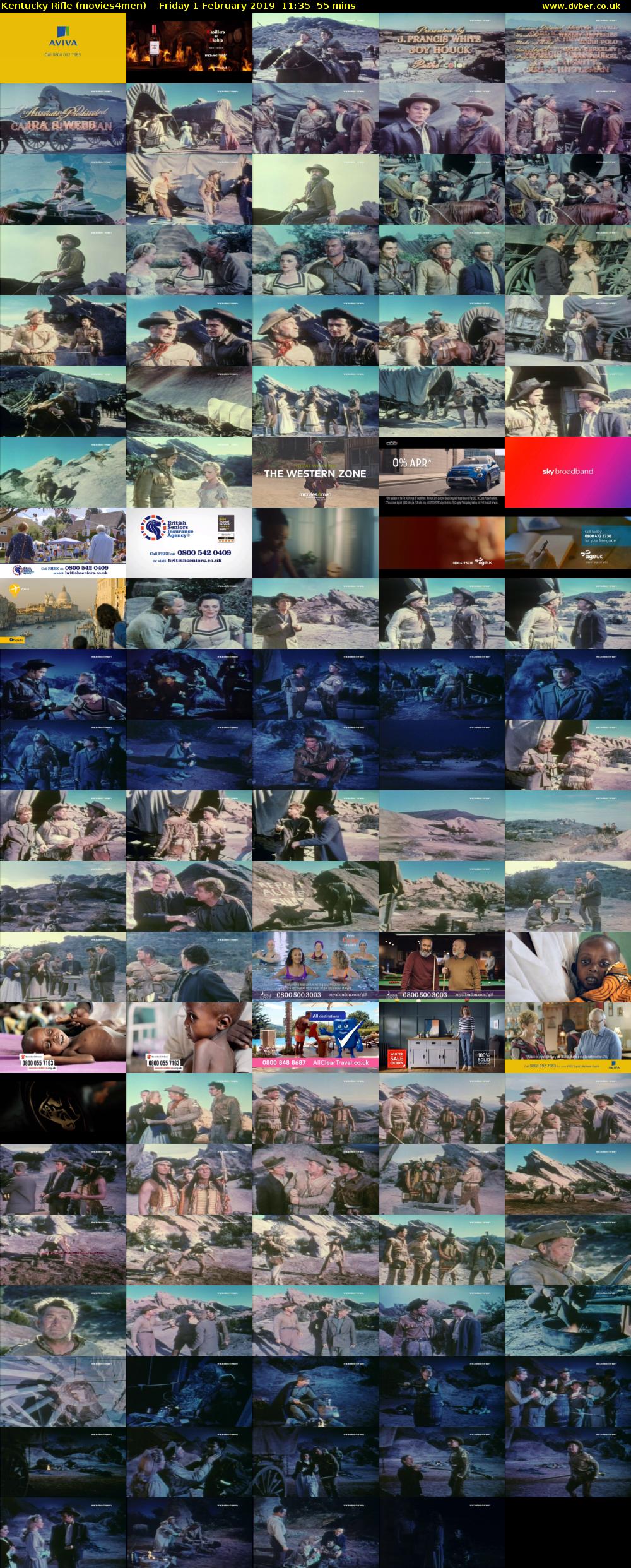 Kentucky Rifle (movies4men) Friday 1 February 2019 11:35 - 12:30