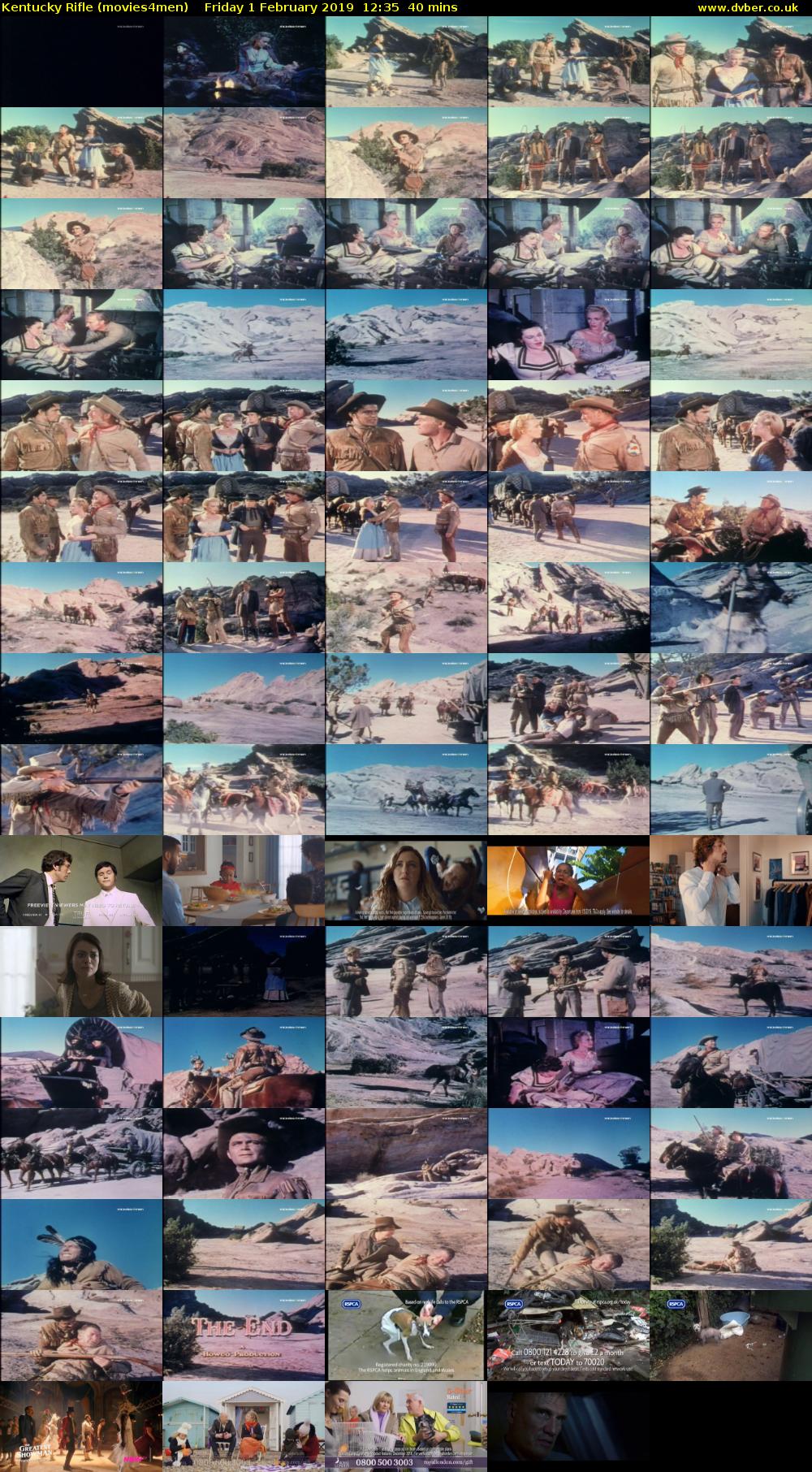 Kentucky Rifle (movies4men) Friday 1 February 2019 12:35 - 13:15