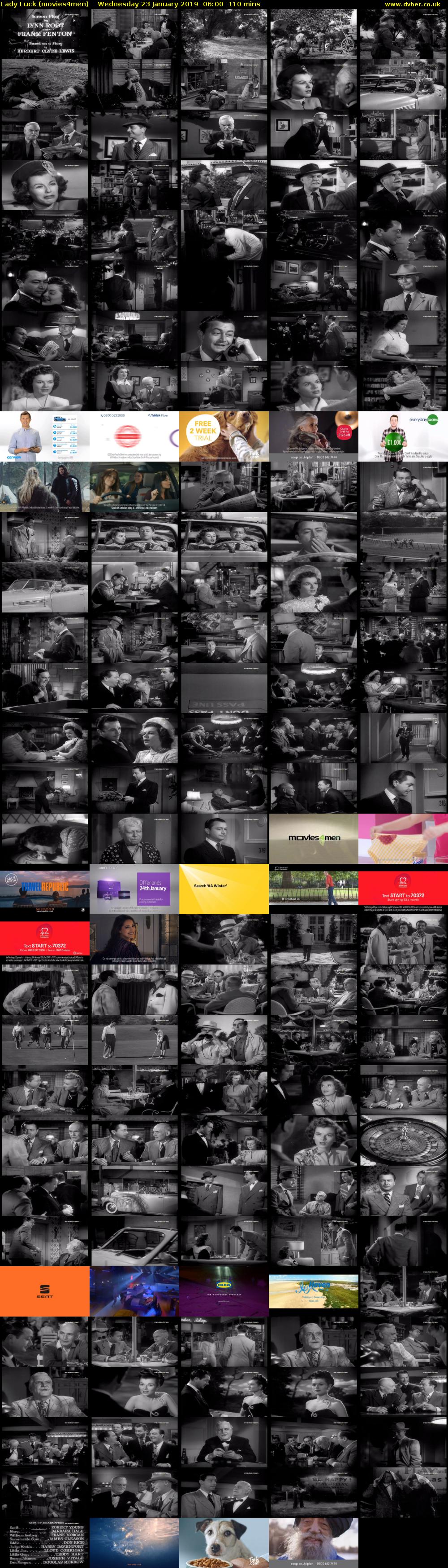 Lady Luck (movies4men) Wednesday 23 January 2019 06:00 - 07:50