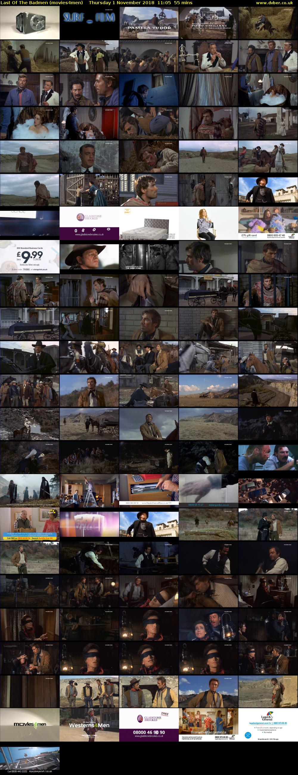 Last Of The Badmen (movies4men) Thursday 1 November 2018 11:05 - 12:00