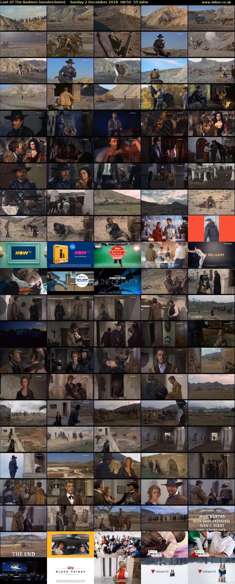 Last Of The Badmen (movies4men) Sunday 2 December 2018 08:50 - 09:45