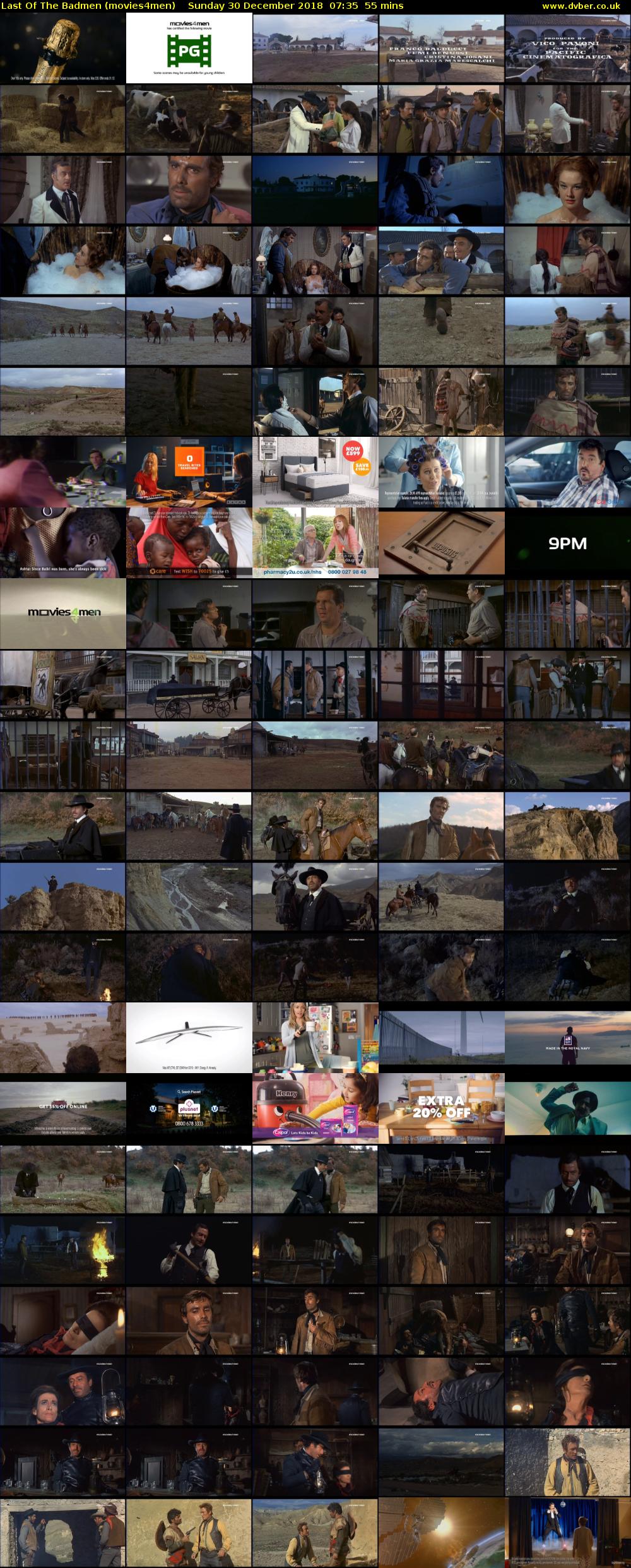 Last Of The Badmen (movies4men) Sunday 30 December 2018 07:35 - 08:30