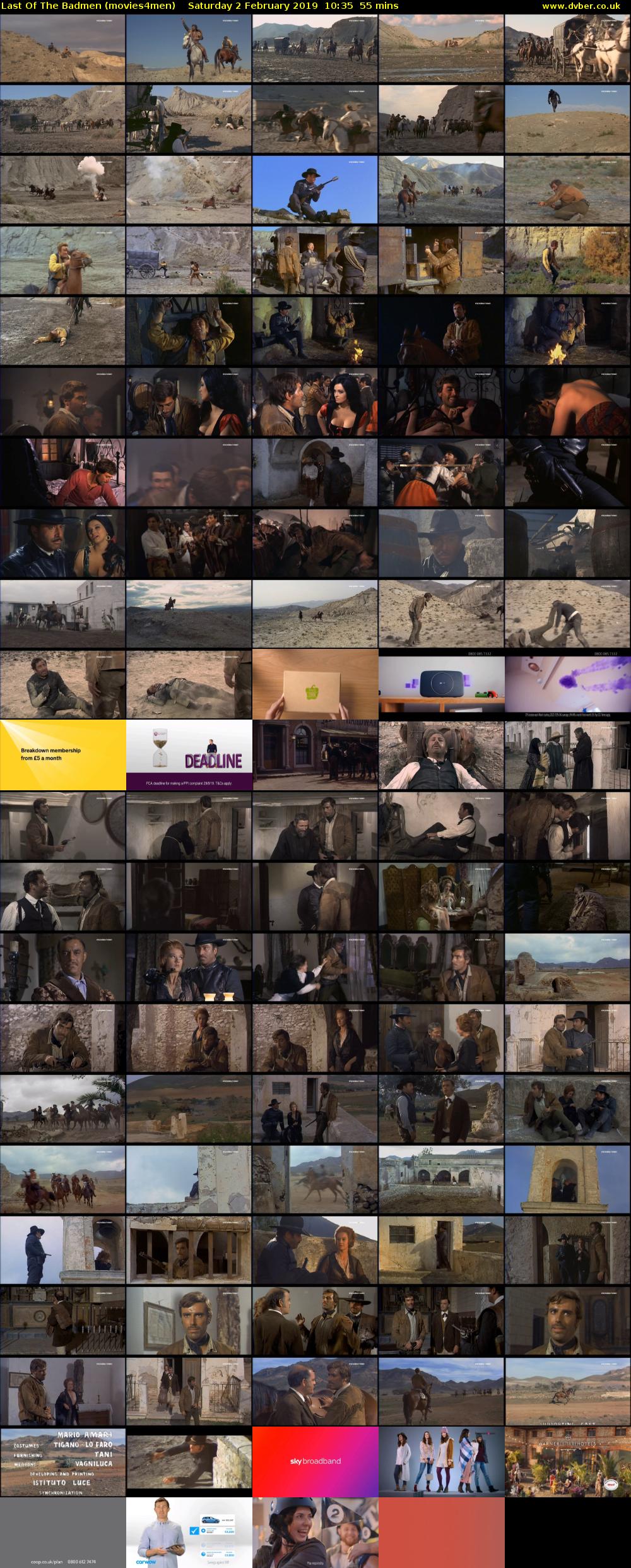 Last Of The Badmen (movies4men) Saturday 2 February 2019 10:35 - 11:30