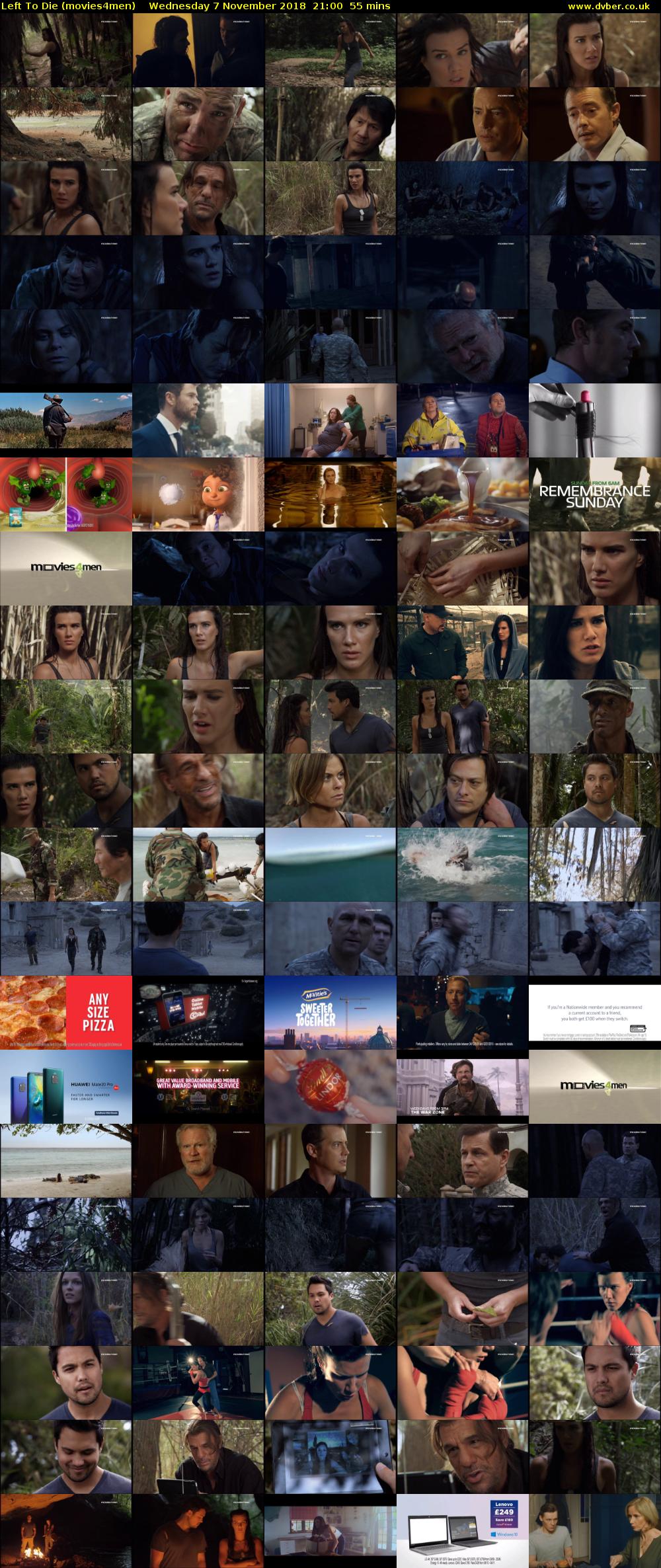 Left To Die (movies4men) Wednesday 7 November 2018 21:00 - 21:55