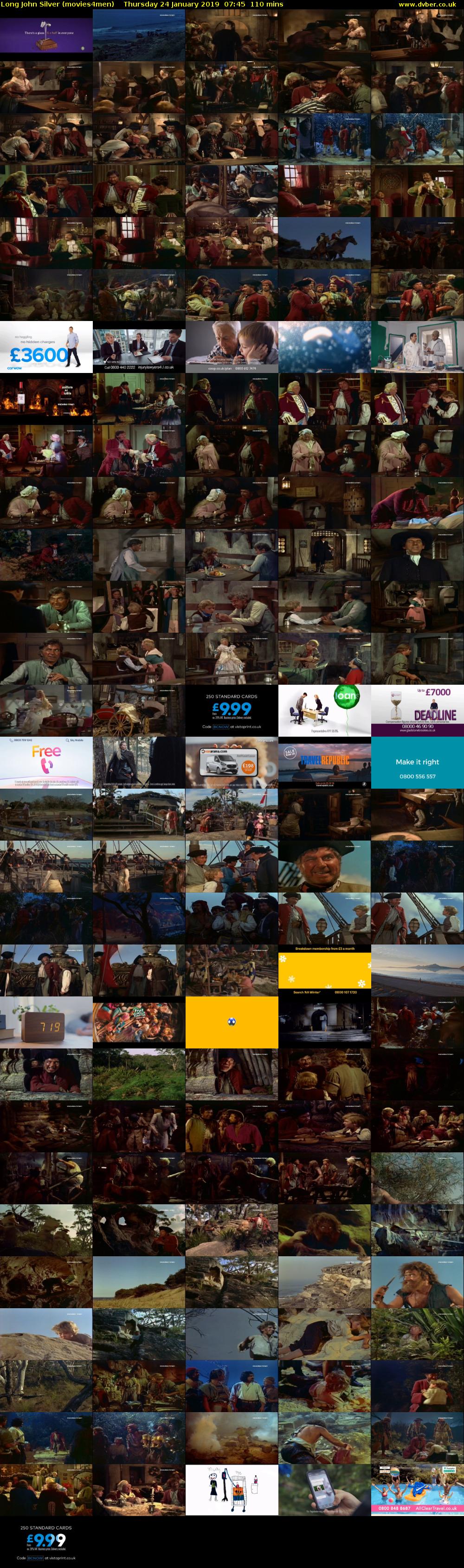 Long John Silver (movies4men) Thursday 24 January 2019 07:45 - 09:35