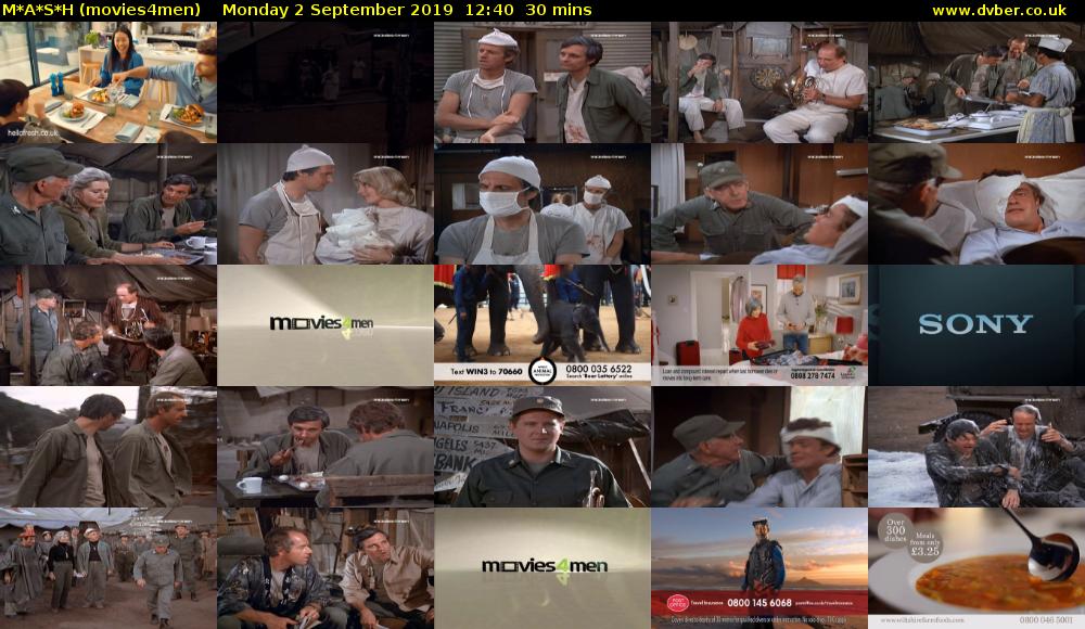 M*A*S*H (movies4men) Monday 2 September 2019 12:40 - 13:10