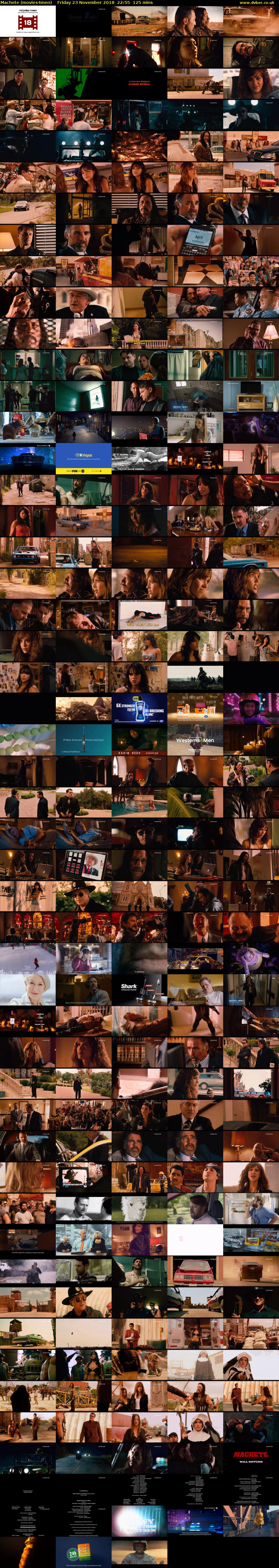 Machete (movies4men) Friday 23 November 2018 22:55 - 01:00