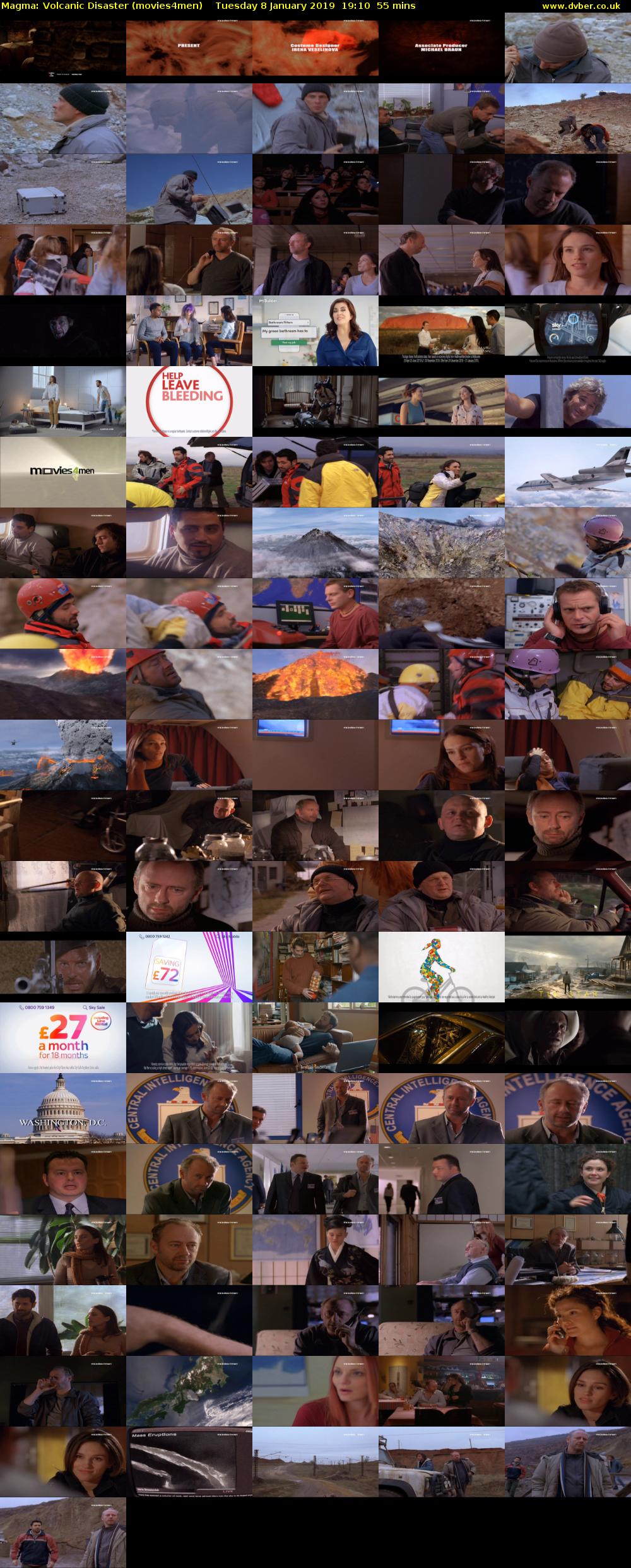Magma: Volcanic Disaster (movies4men) Tuesday 8 January 2019 19:10 - 20:05