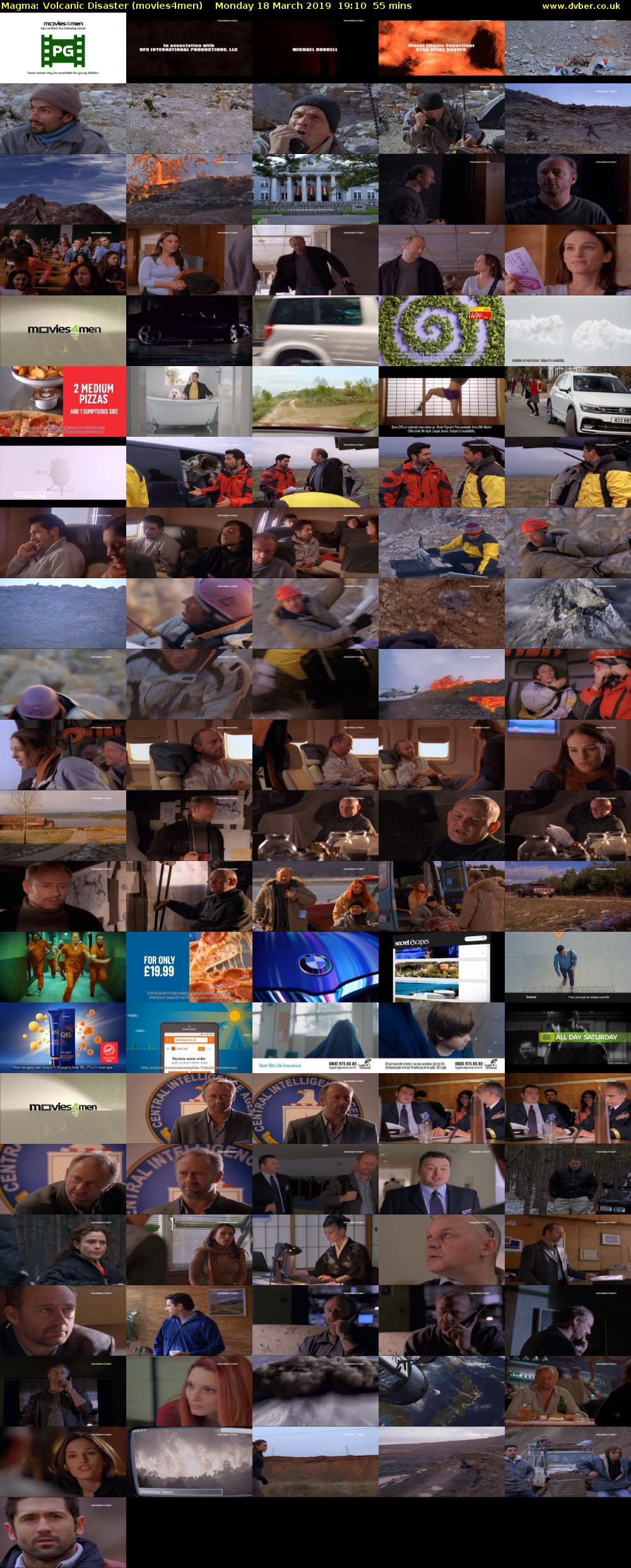 Magma: Volcanic Disaster (movies4men) Monday 18 March 2019 19:10 - 20:05