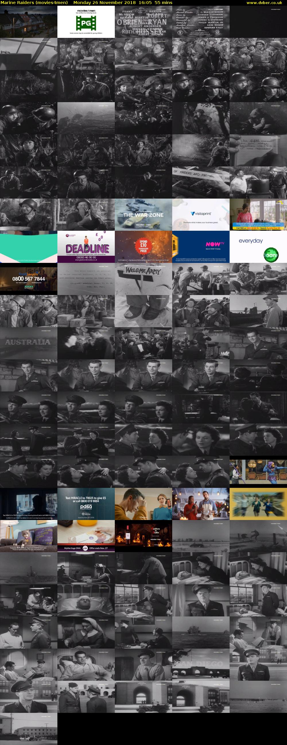 Marine Raiders (movies4men) Monday 26 November 2018 16:05 - 17:00