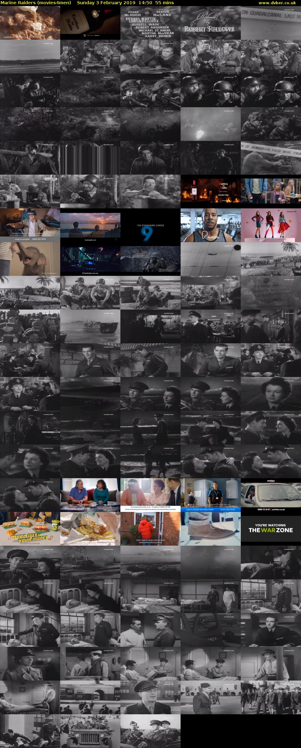 Marine Raiders (movies4men) Sunday 3 February 2019 14:50 - 15:45