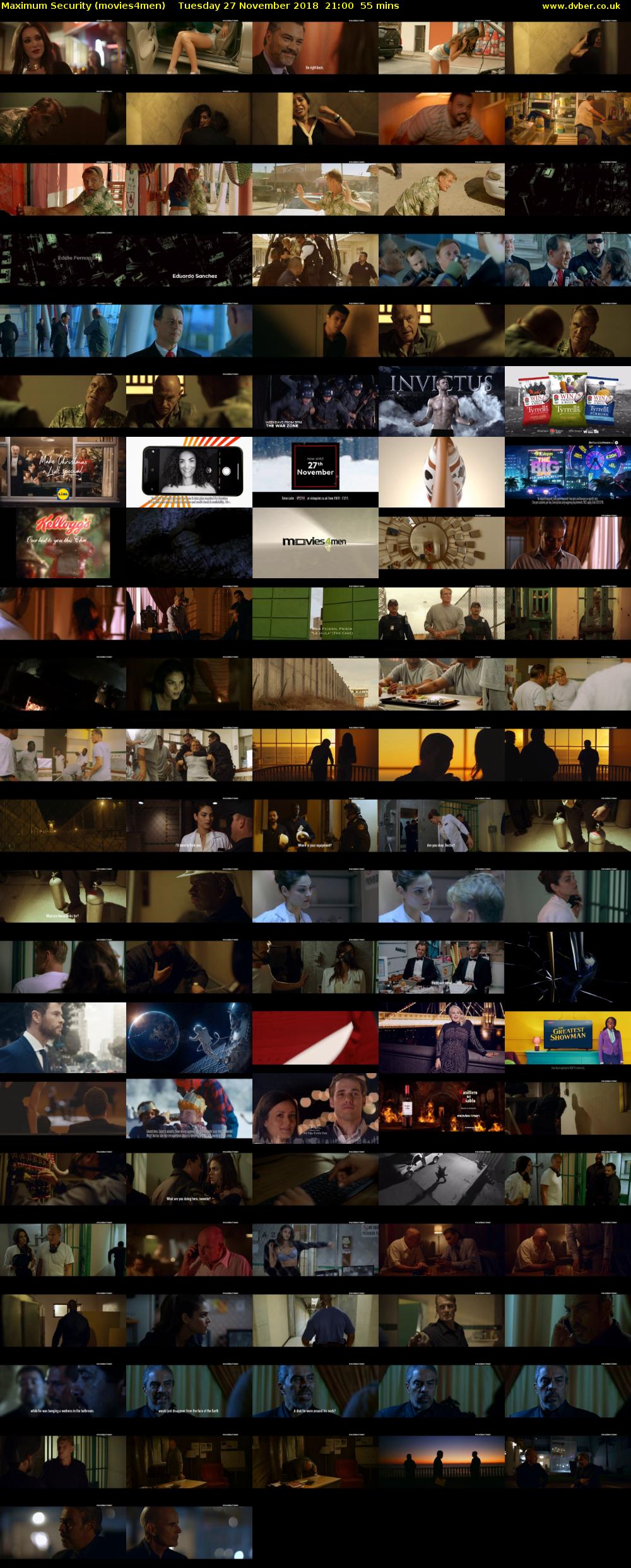 Maximum Security (movies4men) Tuesday 27 November 2018 21:00 - 21:55