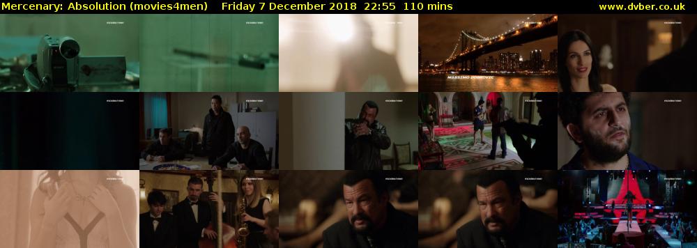 Mercenary: Absolution (movies4men) Friday 7 December 2018 22:55 - 00:45