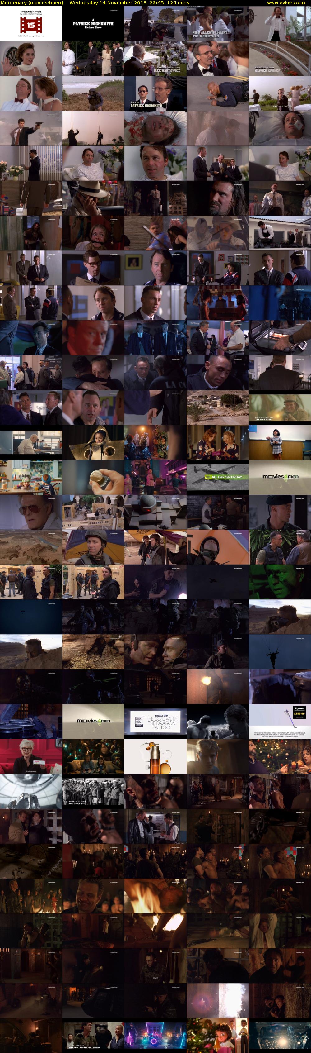 Mercenary (movies4men) Wednesday 14 November 2018 22:45 - 00:50