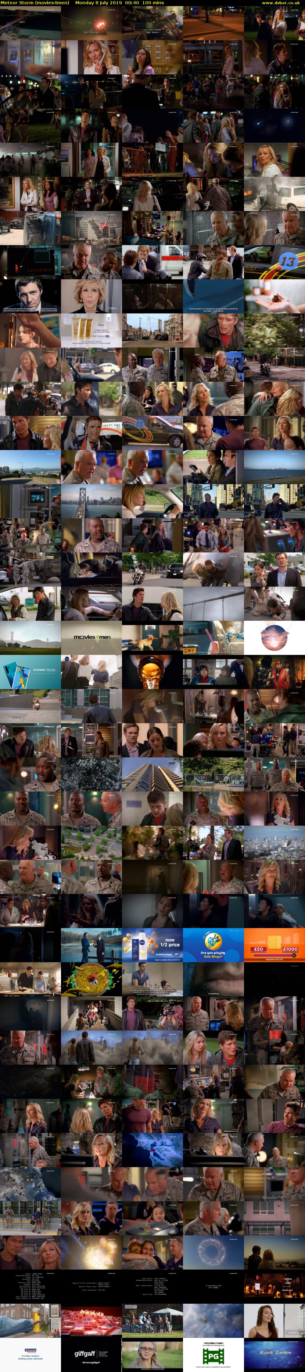 Meteor Storm (movies4men) Monday 8 July 2019 00:40 - 02:20