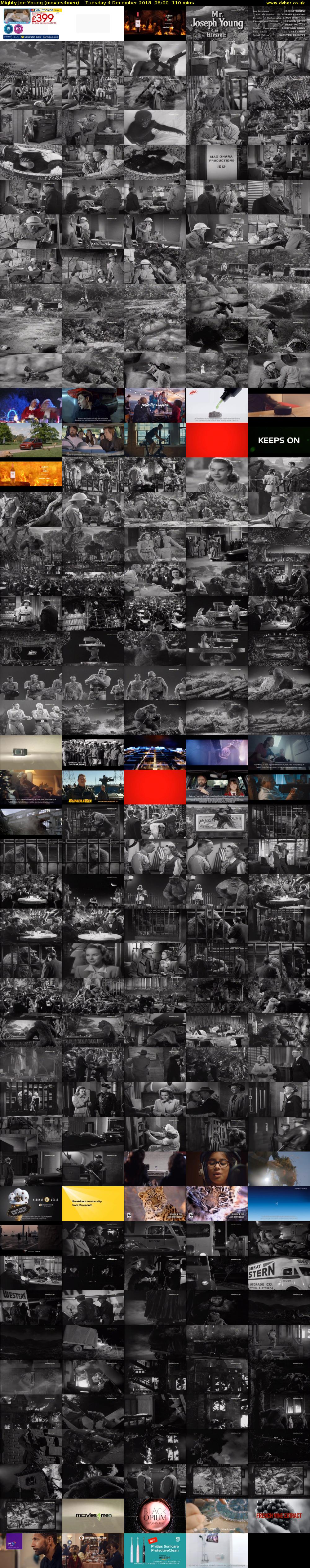 Mighty Joe Young (movies4men) Tuesday 4 December 2018 06:00 - 07:50