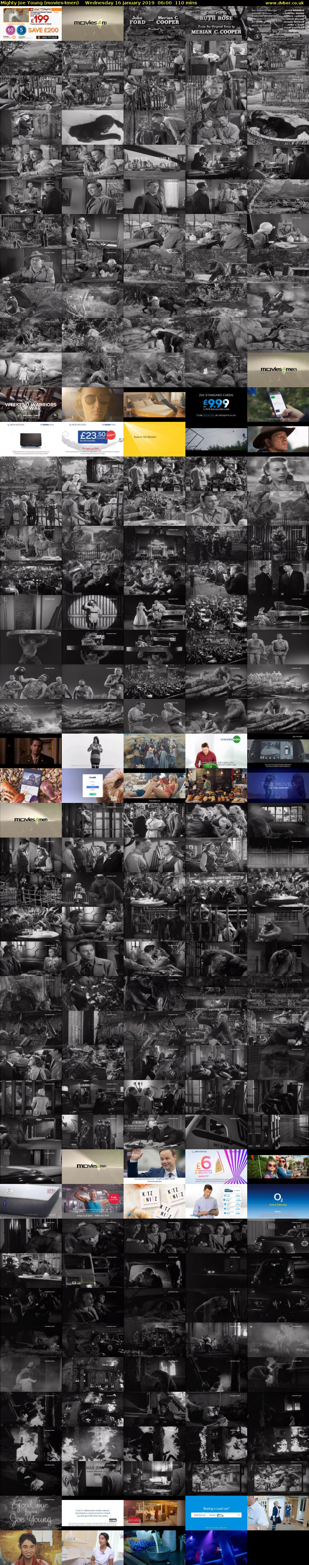 Mighty Joe Young (movies4men) Wednesday 16 January 2019 06:00 - 07:50