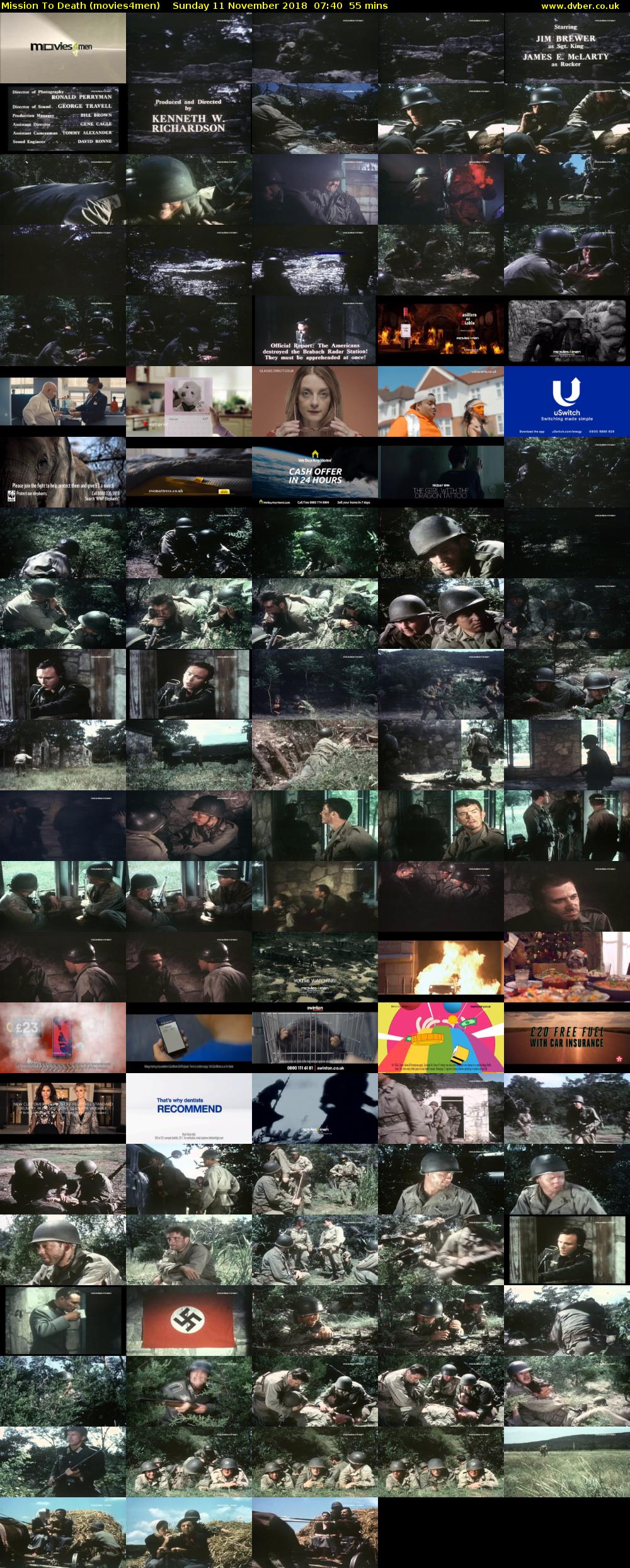 Mission To Death (movies4men) Sunday 11 November 2018 07:40 - 08:35