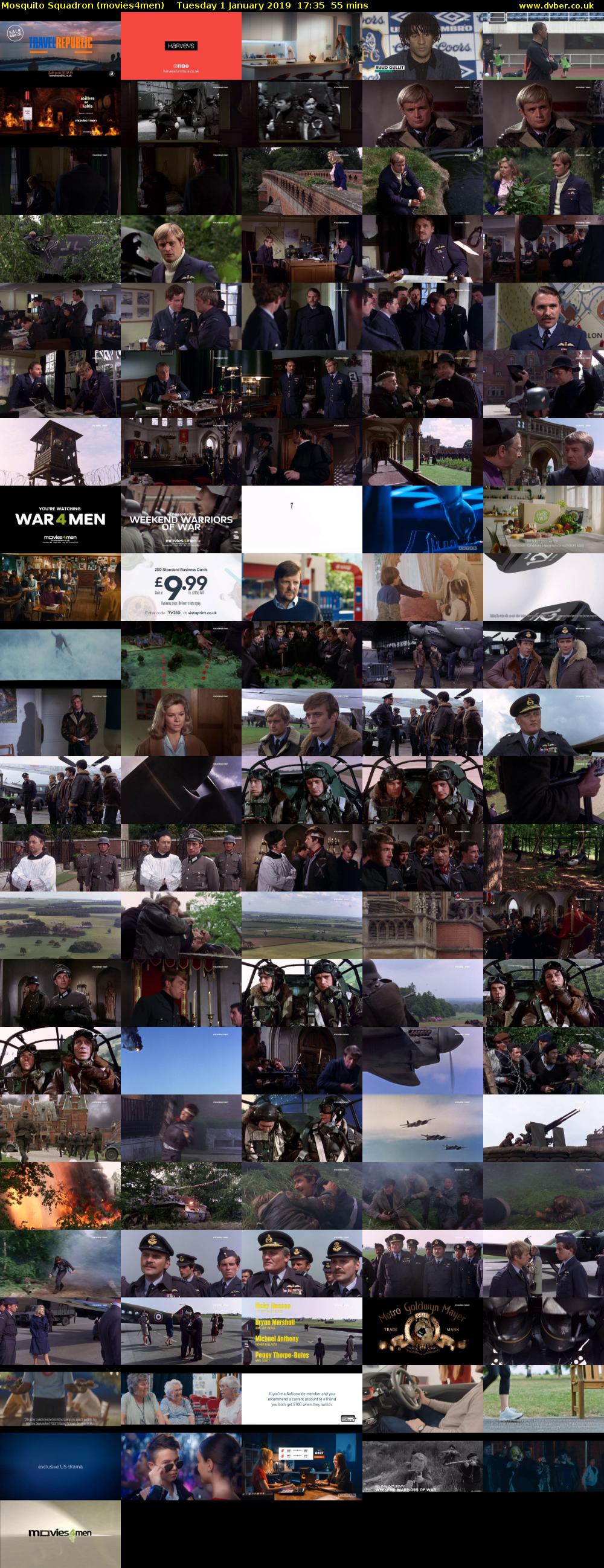 Mosquito Squadron (movies4men) Tuesday 1 January 2019 17:35 - 18:30