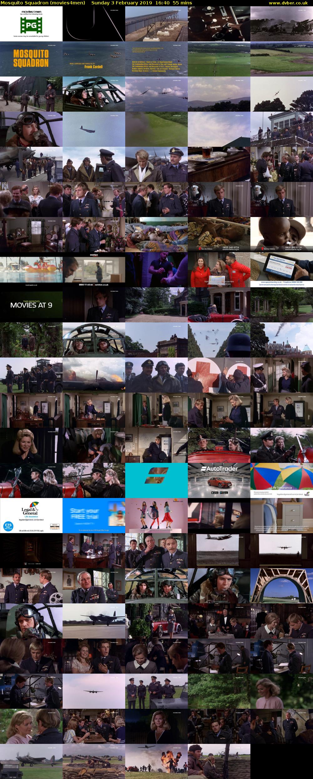 Mosquito Squadron (movies4men) Sunday 3 February 2019 16:40 - 17:35