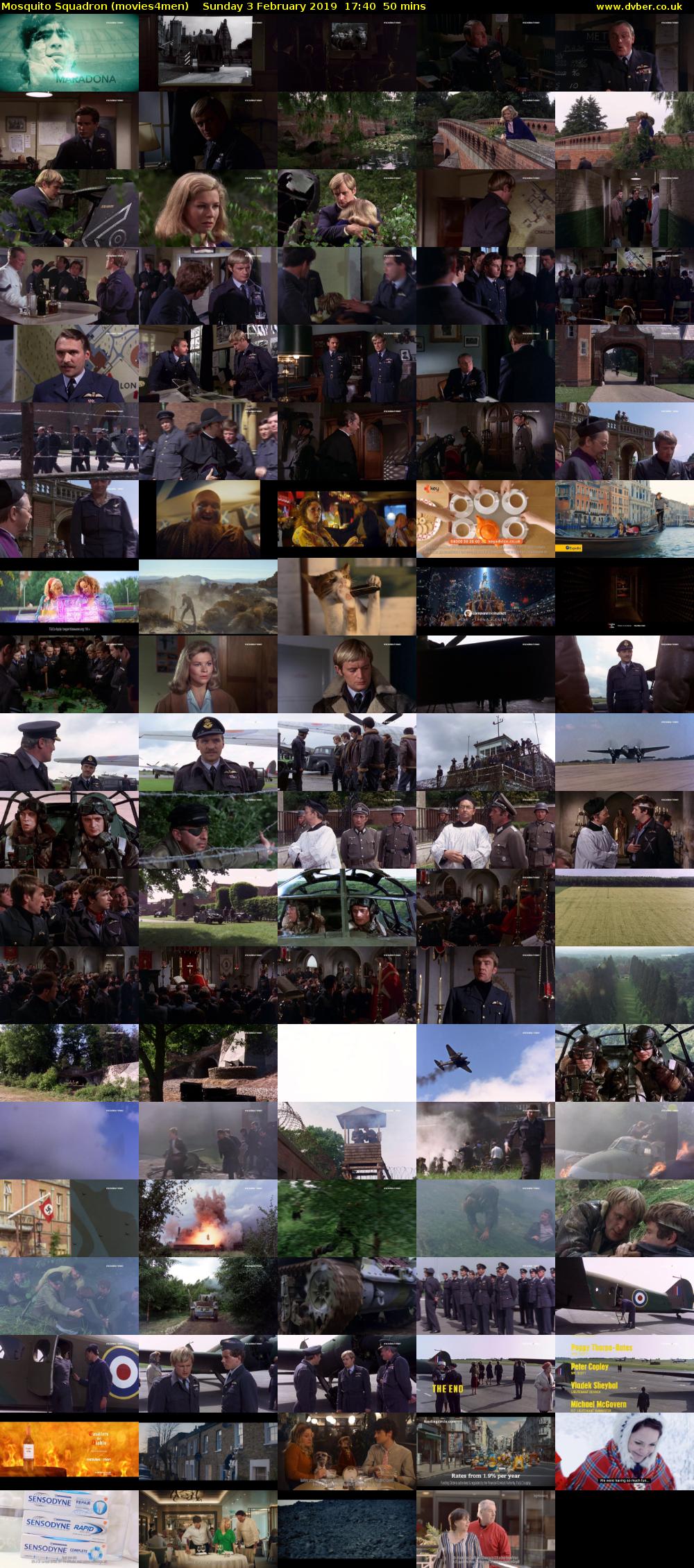 Mosquito Squadron (movies4men) Sunday 3 February 2019 17:40 - 18:30