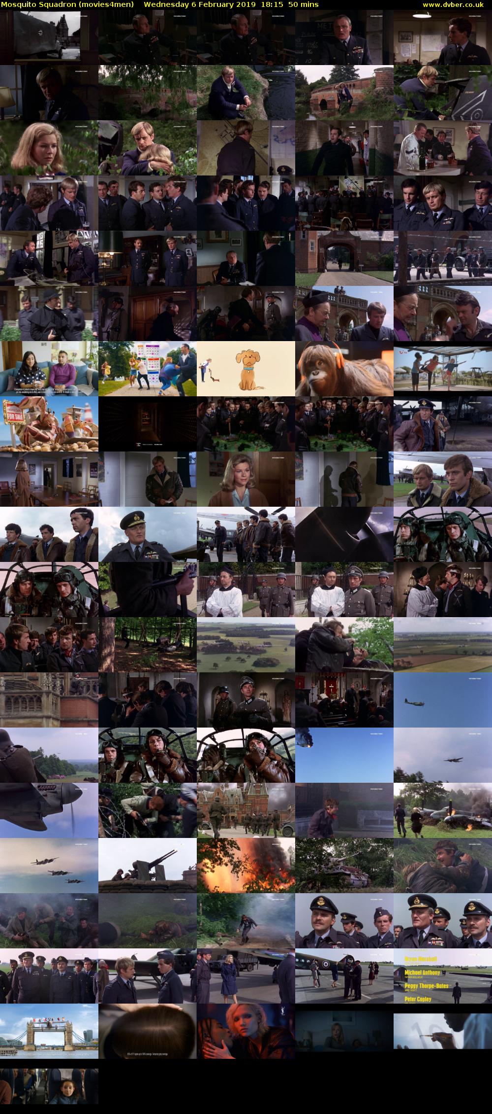 Mosquito Squadron (movies4men) Wednesday 6 February 2019 18:15 - 19:05