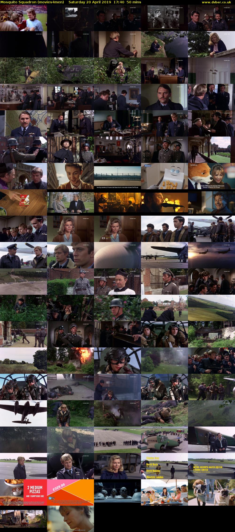 Mosquito Squadron (movies4men) Saturday 20 April 2019 17:40 - 18:30