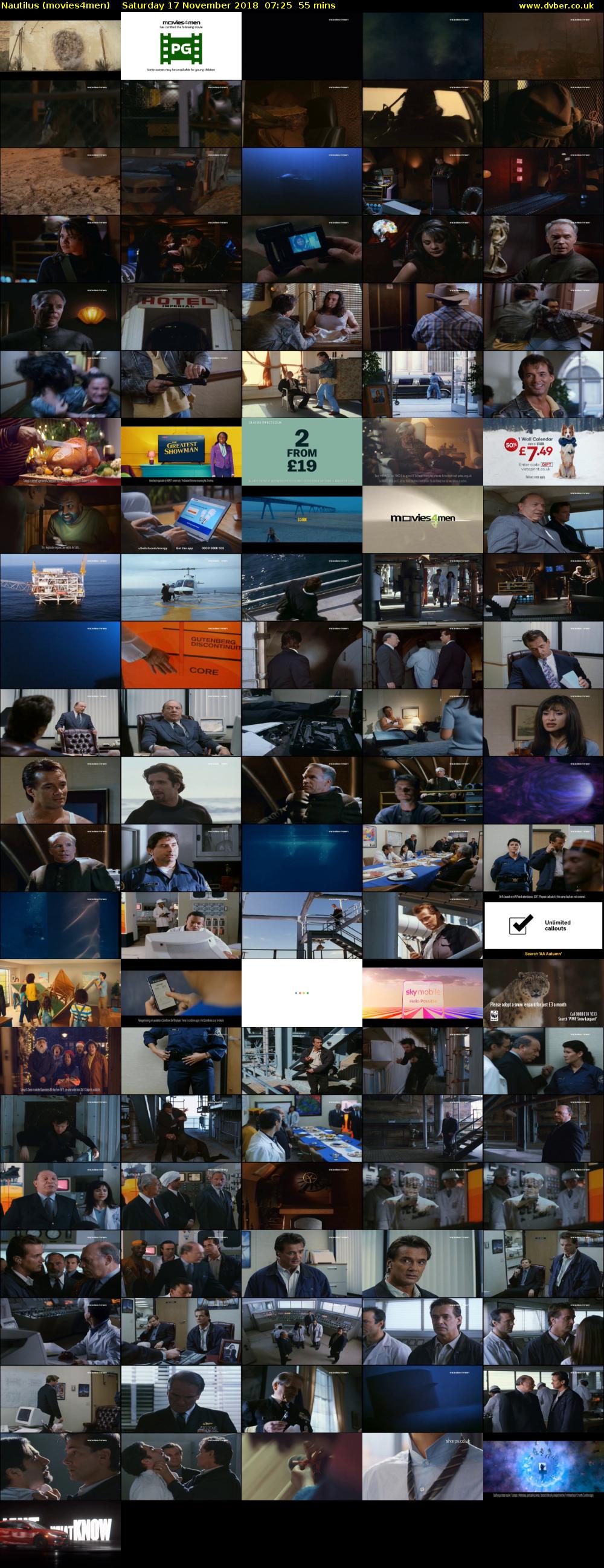 Nautilus (movies4men) Saturday 17 November 2018 07:25 - 08:20