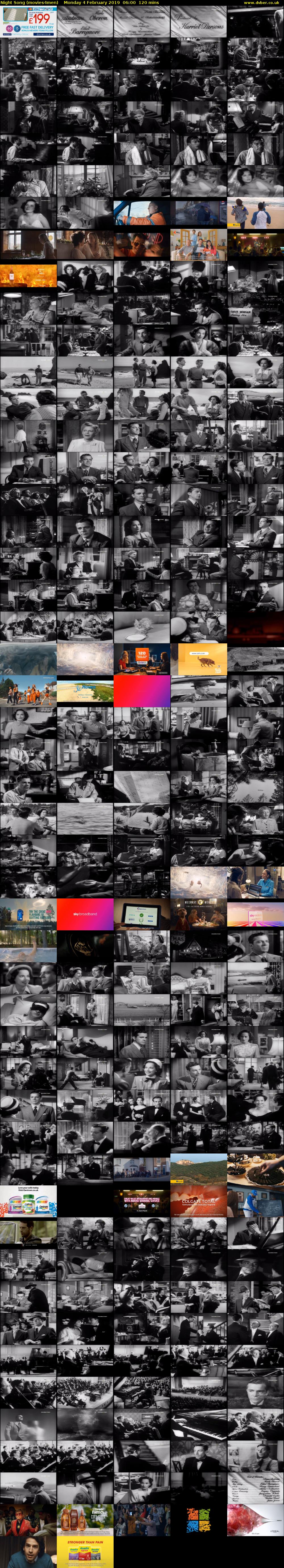 Night Song (movies4men) Monday 4 February 2019 06:00 - 08:00