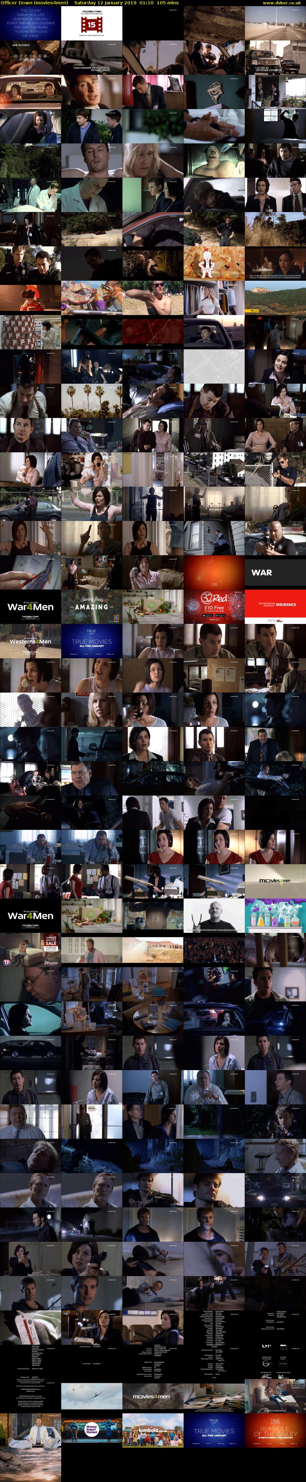 Officer Down (movies4men) Saturday 12 January 2019 01:10 - 02:55