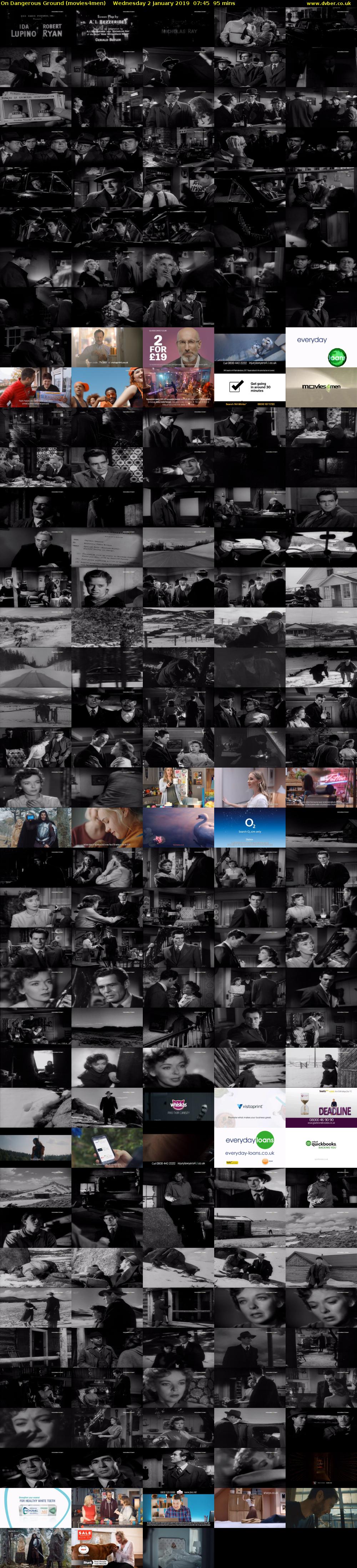 On Dangerous Ground (movies4men) Wednesday 2 January 2019 07:45 - 09:20