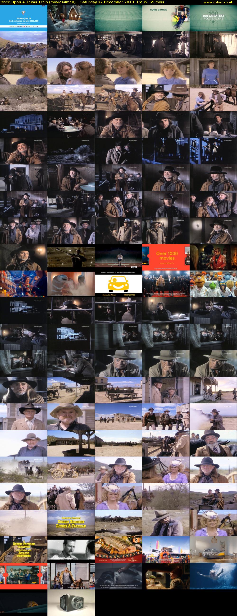 Once Upon A Texas Train (movies4men) Saturday 22 December 2018 16:05 - 17:00