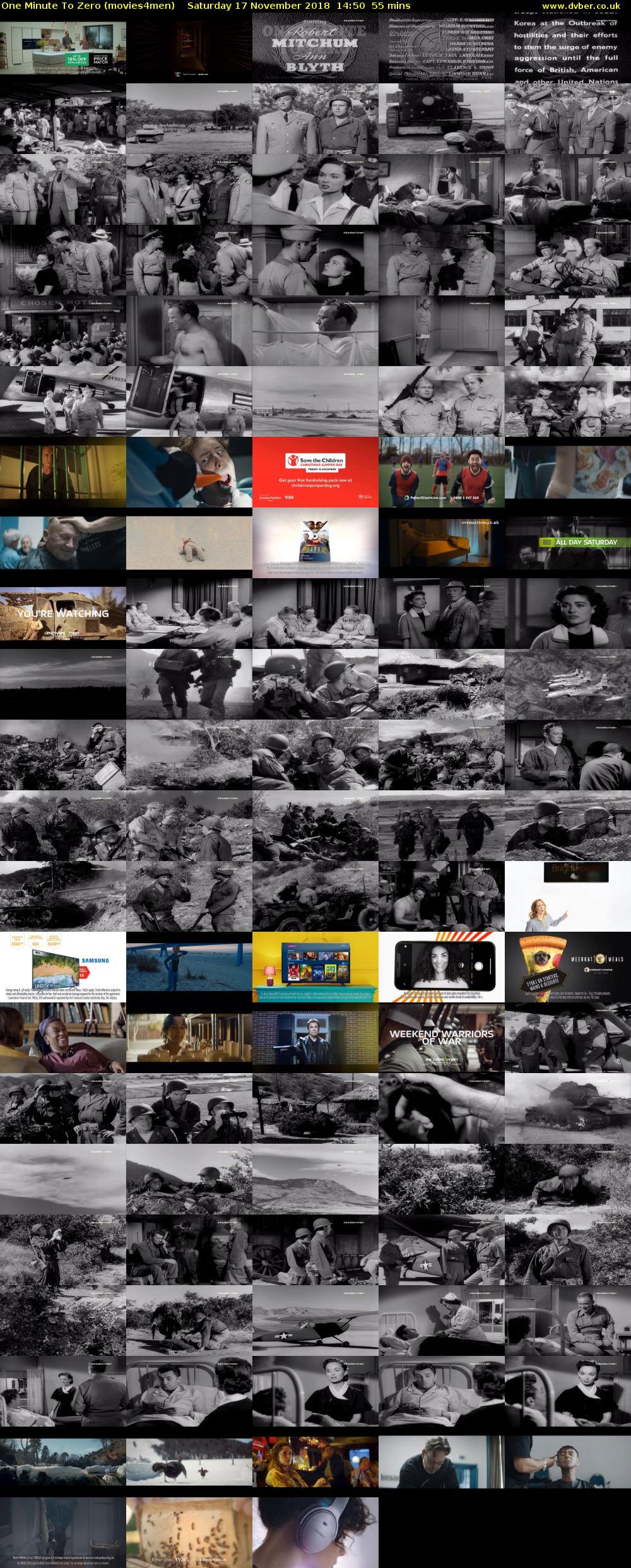 One Minute To Zero (movies4men) Saturday 17 November 2018 14:50 - 15:45